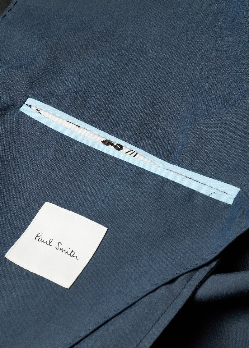 Washed Navy Cotton-Lyocell Work Jacket 7