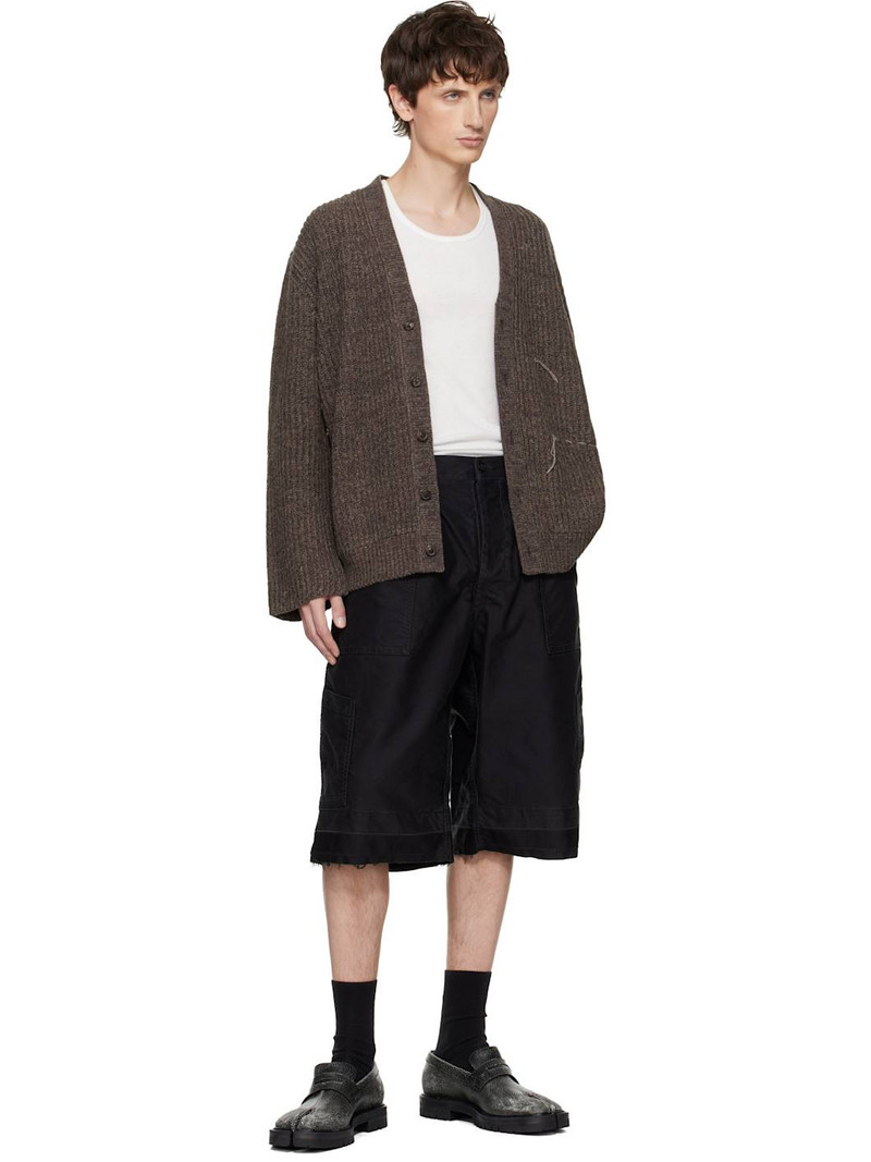 Maison Margiela Black & White Tabi County Loafers outlook