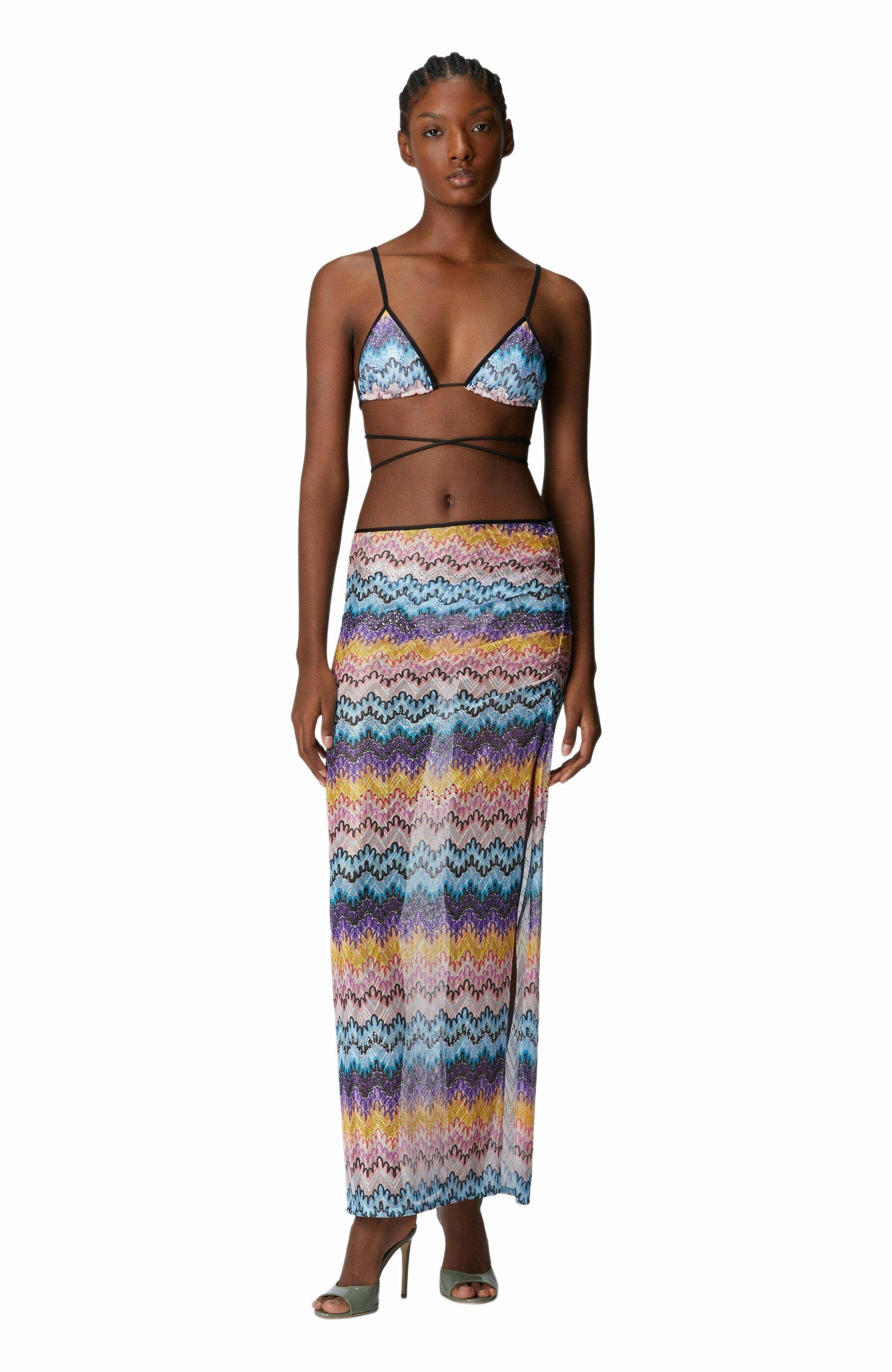 Missoni Long Printed Lace Skirt With Zig Zag Pattern in Multicoloured at Nordstrom - 5