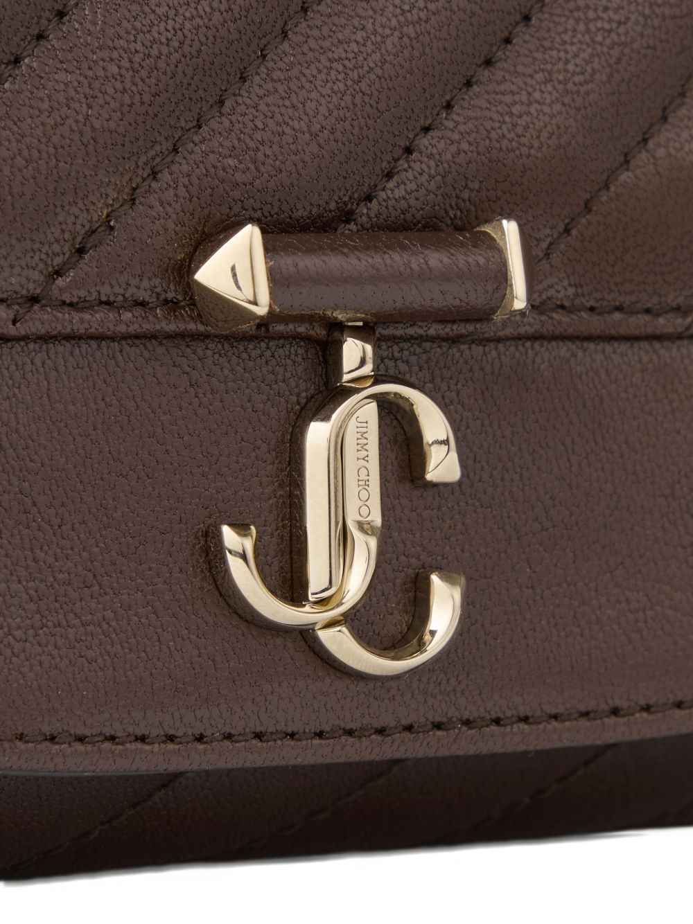 Curve quilted clutch bag - 4