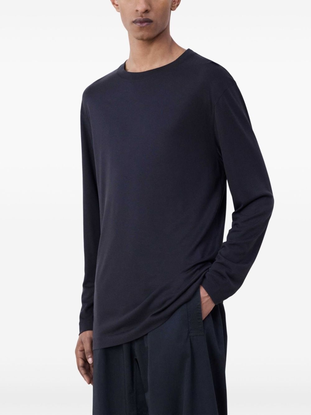 long-sleeve cotton T-shirt - 3