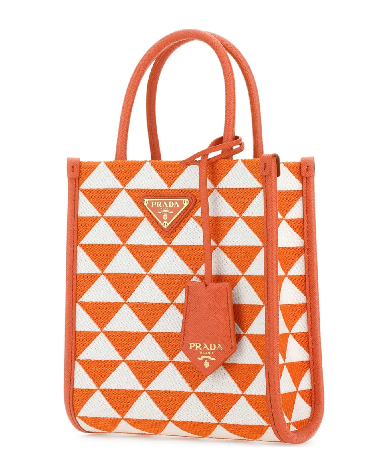 Embroidered Fabric Micro Symbole Handbag - 2