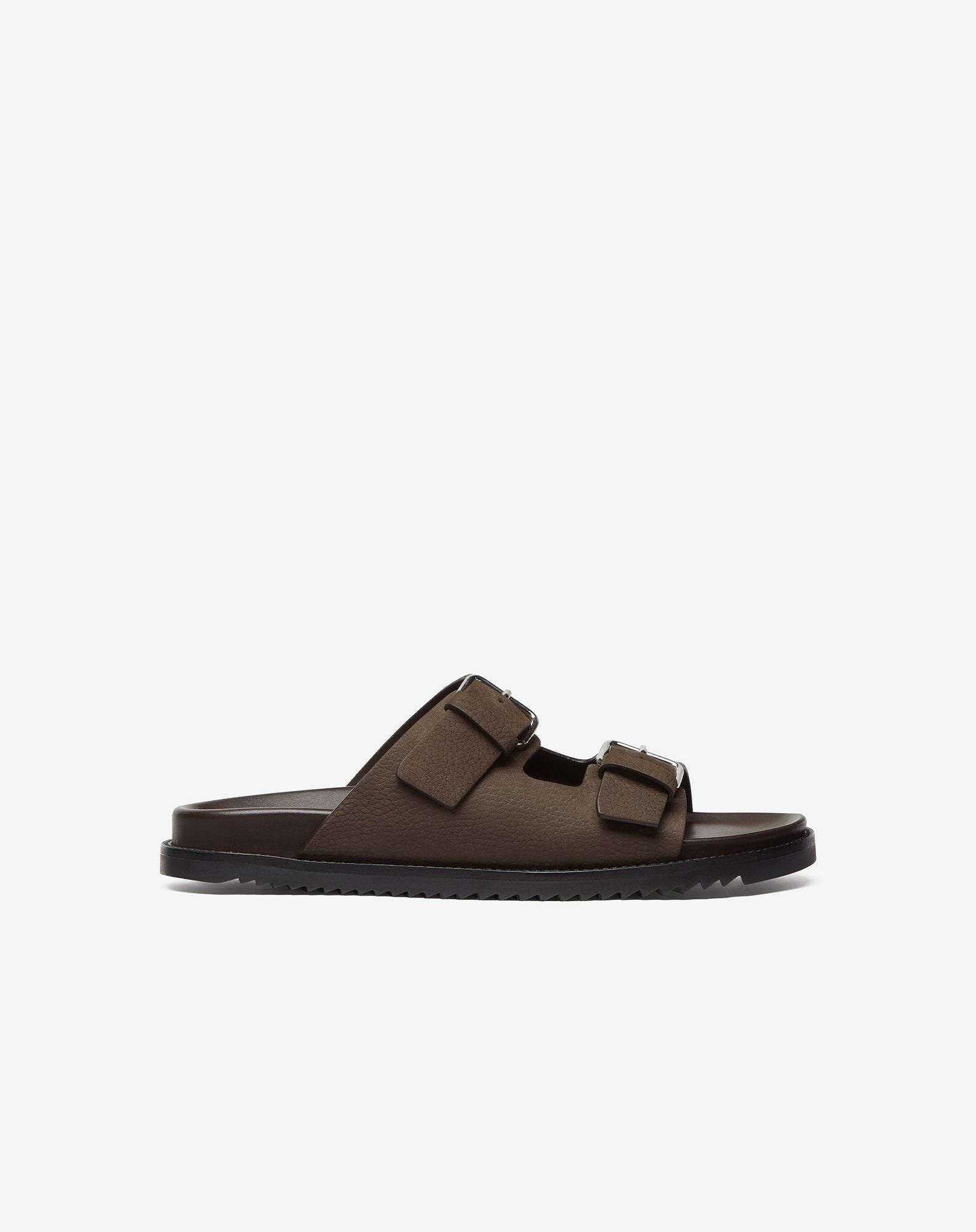 Brown leather sandals - 1