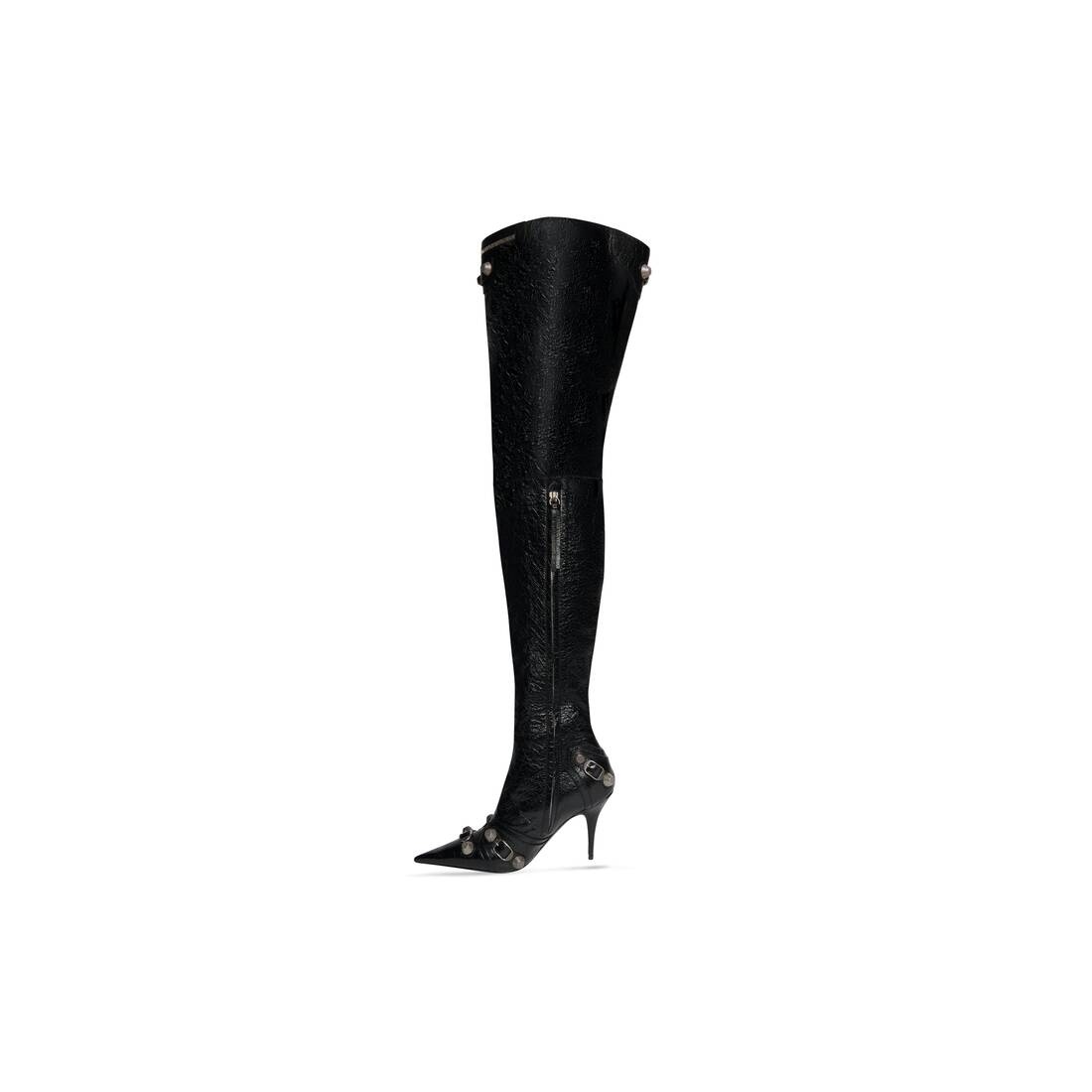 Women's Cagole 90mm Over-the-knee Boot  in Black - 4