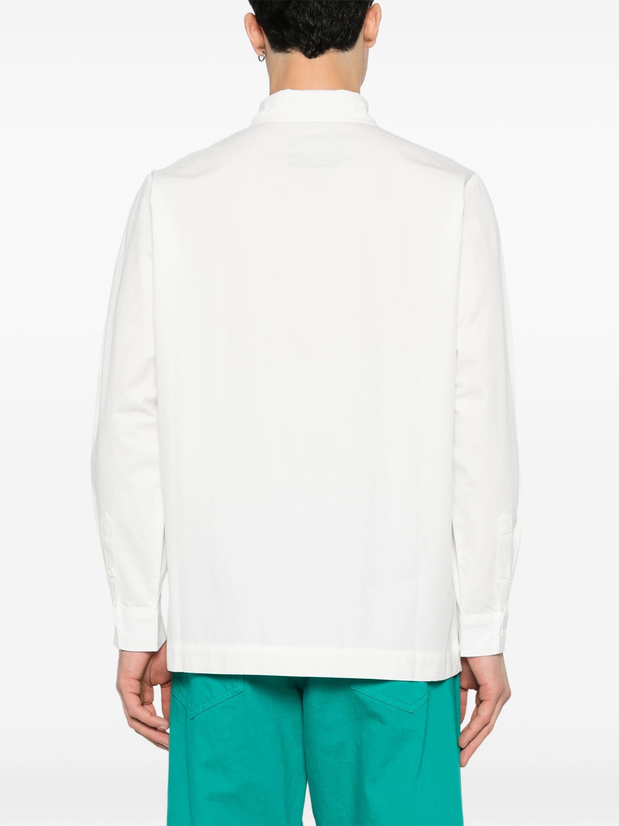dress-print cotton shirt - 4