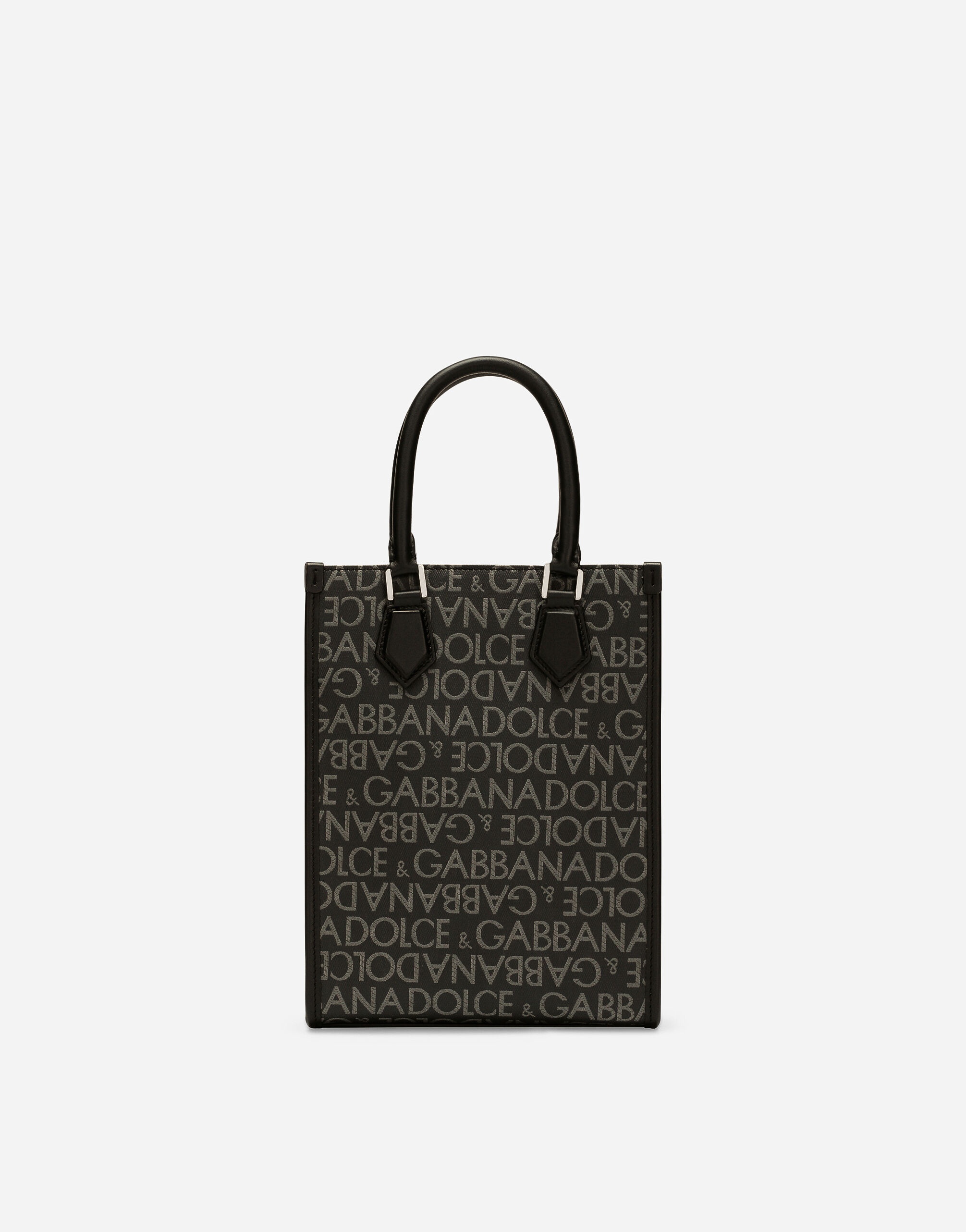 Small coated jacquard bag - 4