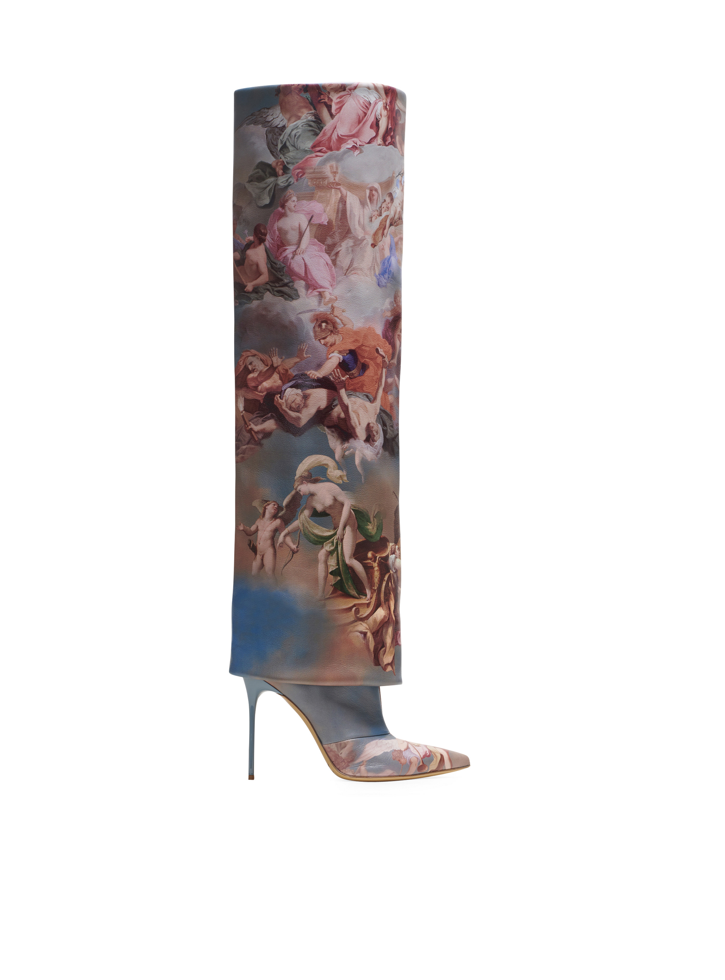 Ariel boots in Sky print leather - 1