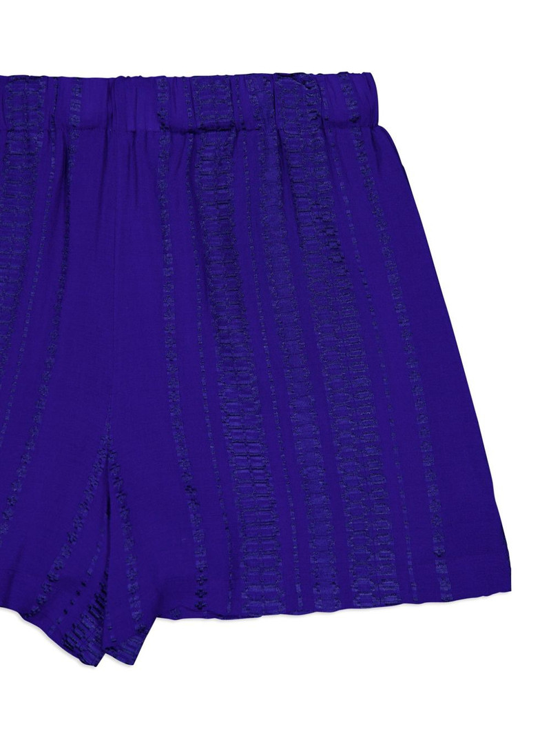 Paxi drawstring-waist textured shorts 4