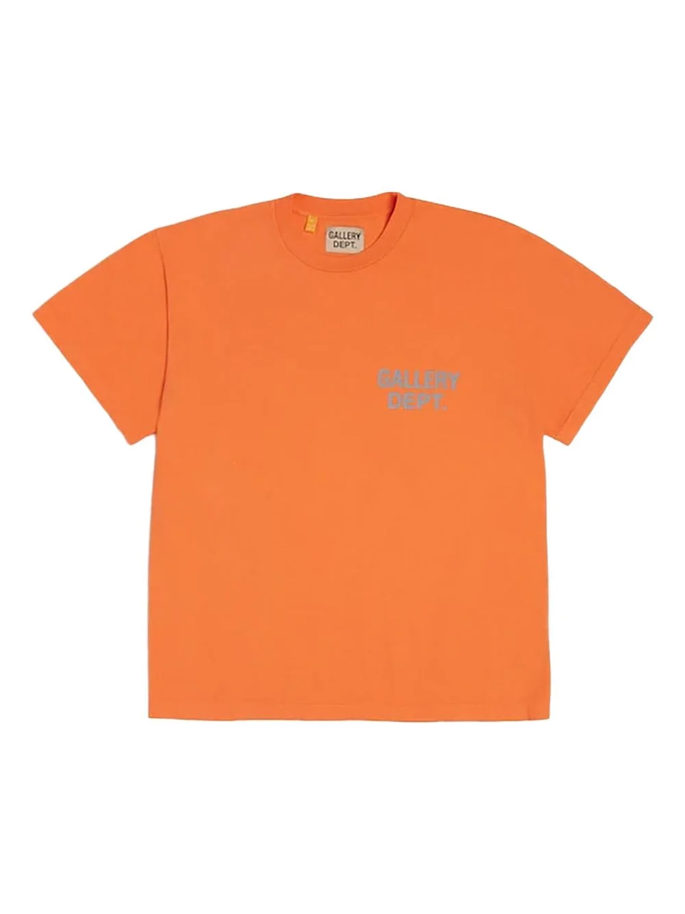 blurred logo-print T-shirt - 1