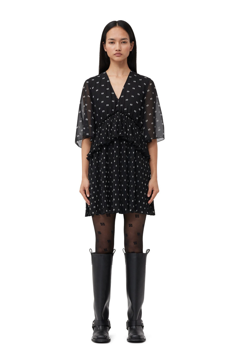 BLACK UNDER-KNEE BIKER BOOTS 4