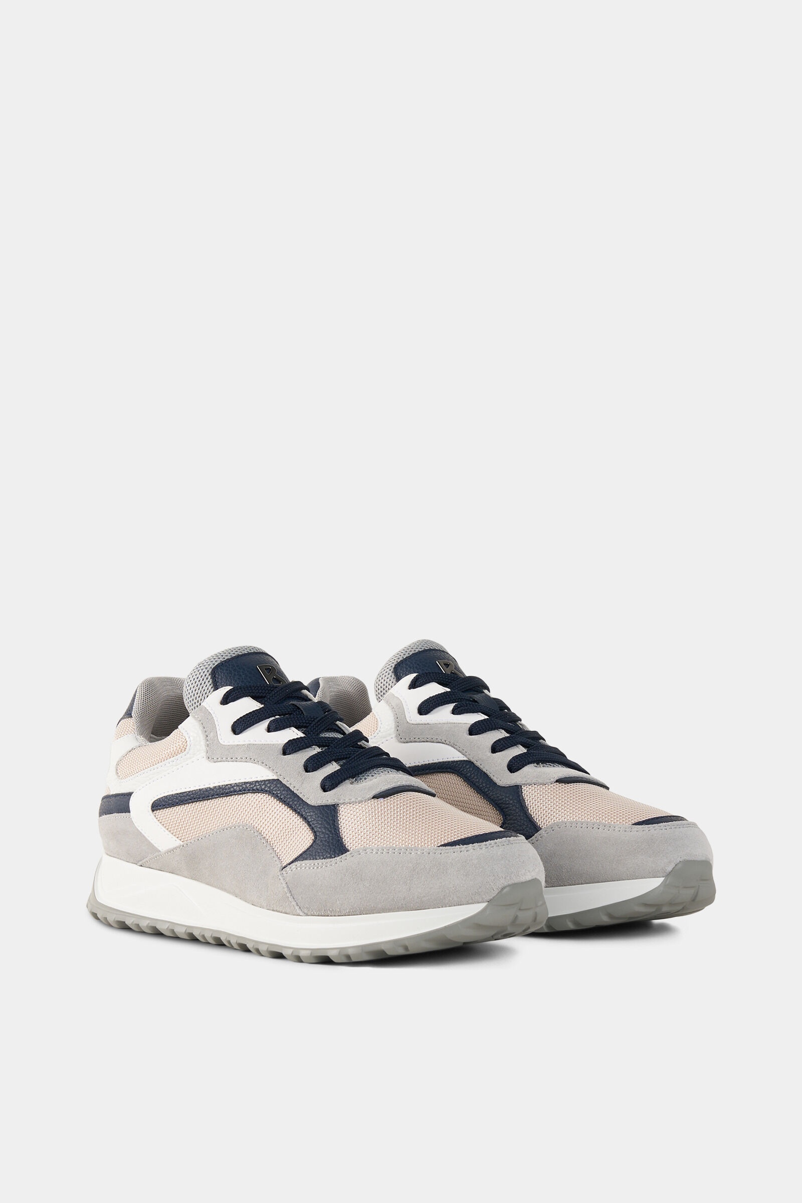 Michigan sneaker in Gray/navy blue/pink - 3