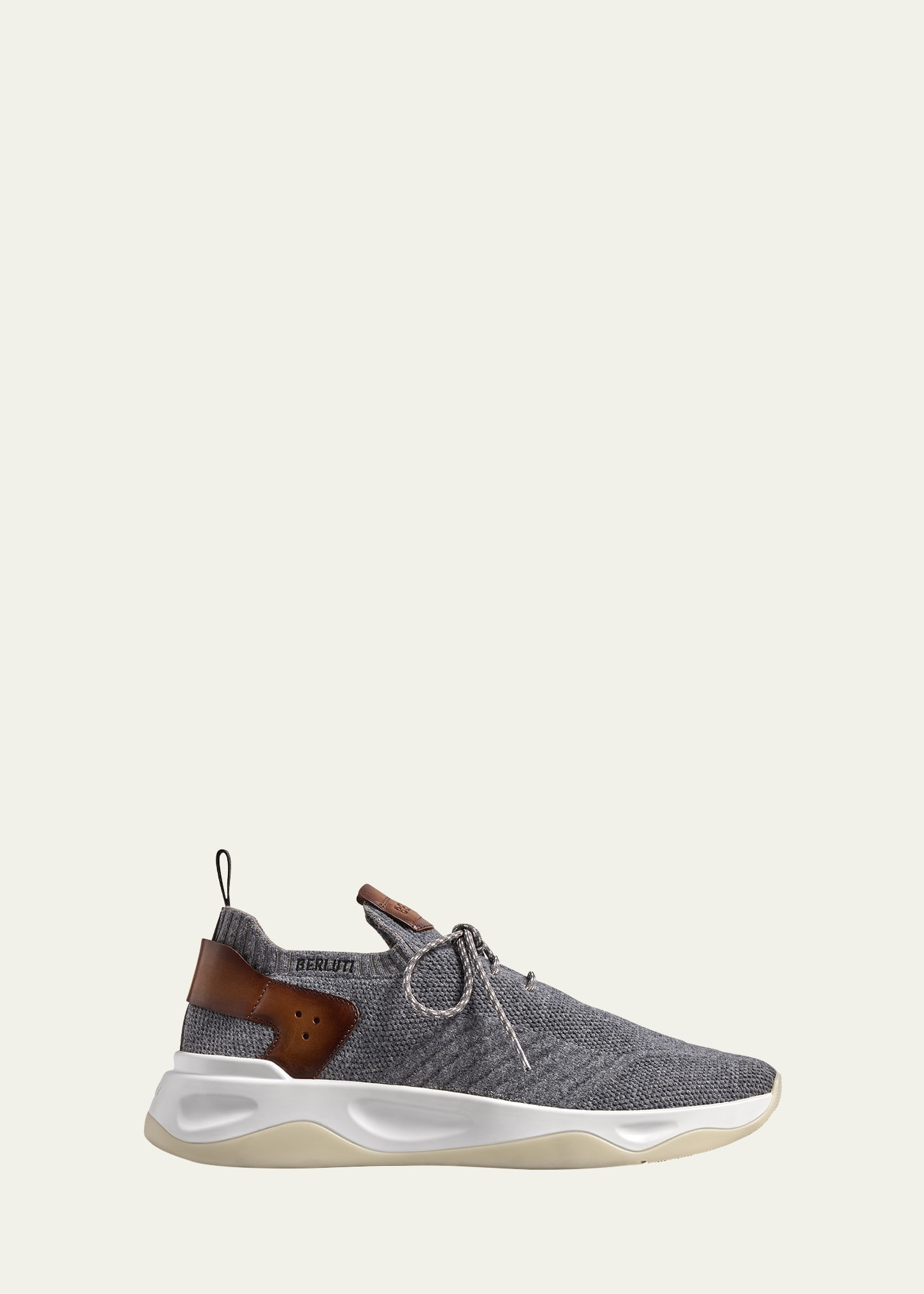 Men's Cashmere-Knit Runner Sneakers - 1
