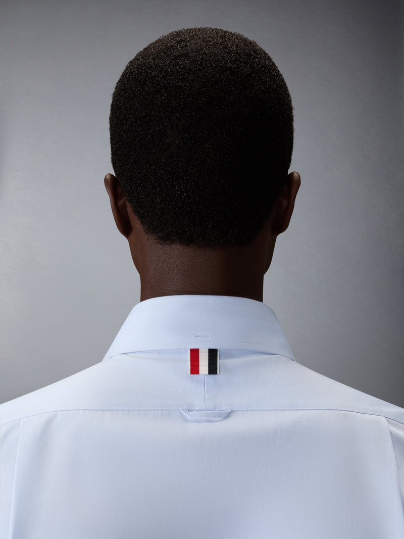 SOLID POPLIN TENNIS RACQUET EMBROIDERY SHORT SLEEVE SHIRT 6
