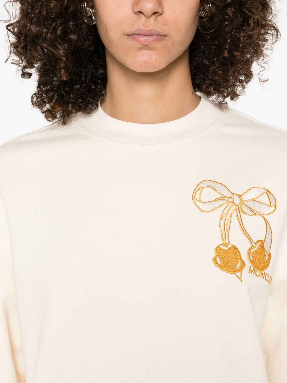 bow-cherry sweatshirt - 5