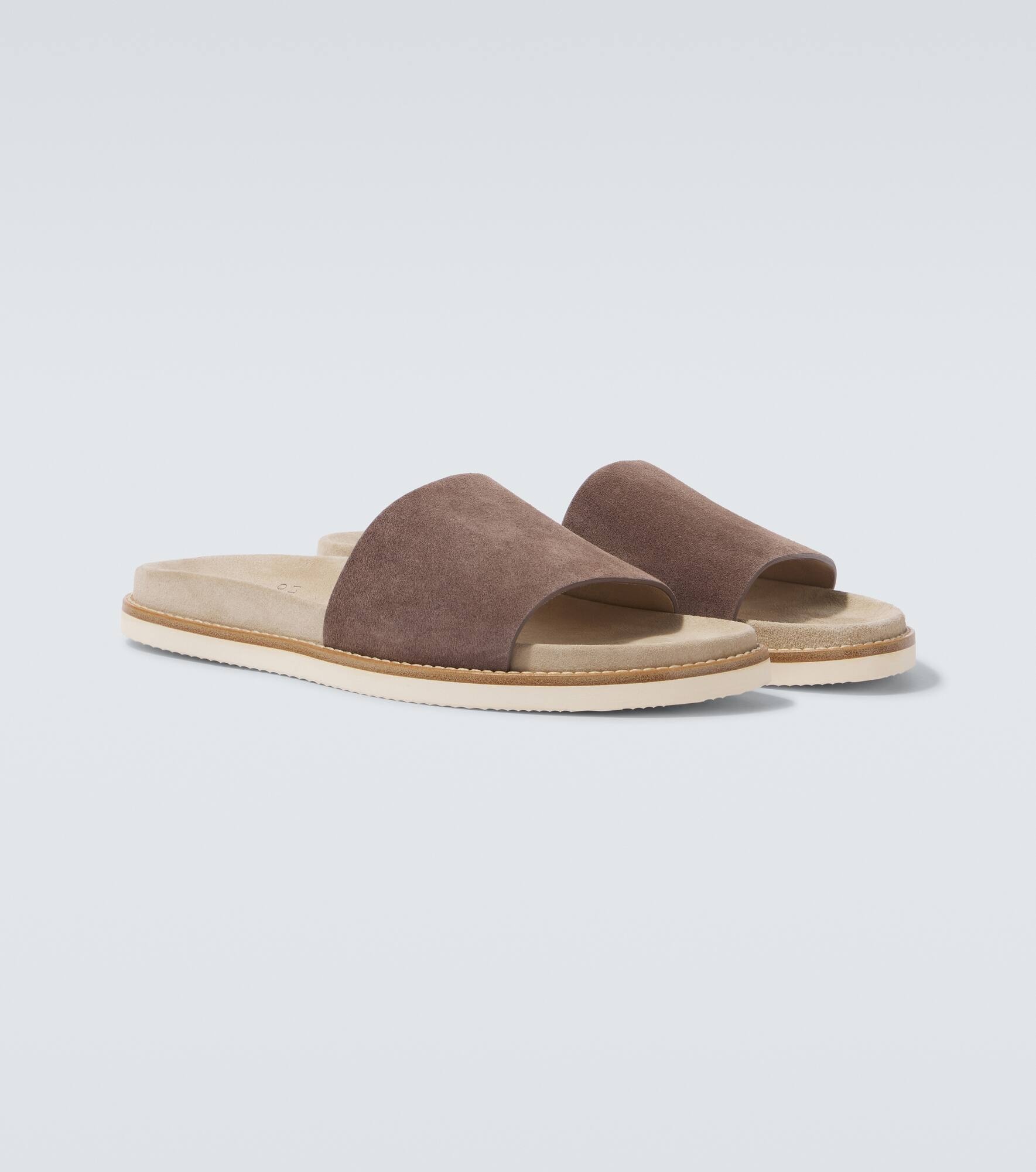 Suede slippers - 5