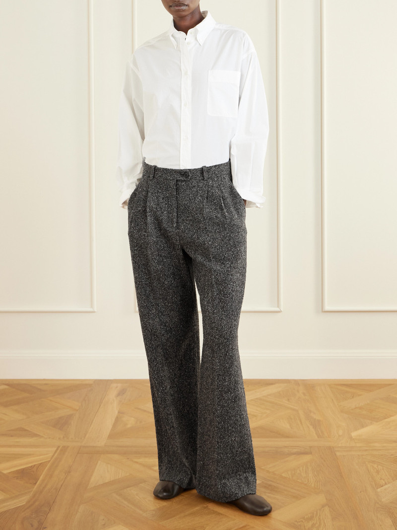 The Row Virgil Silk, Wool And Cotton-blend Straight-leg Pants outlook
