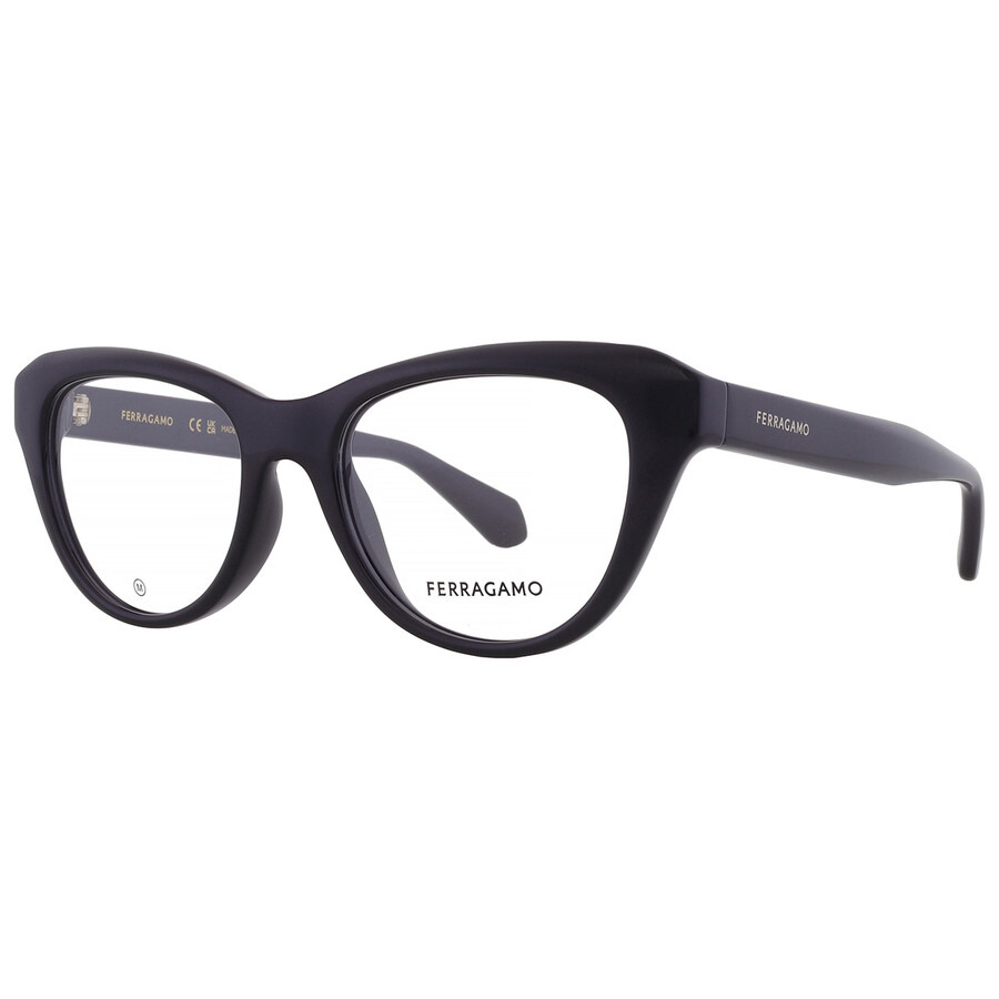 Ferragamo Demo Cat Eye Ladies Sunglasses SF2989E 001 51 - 2