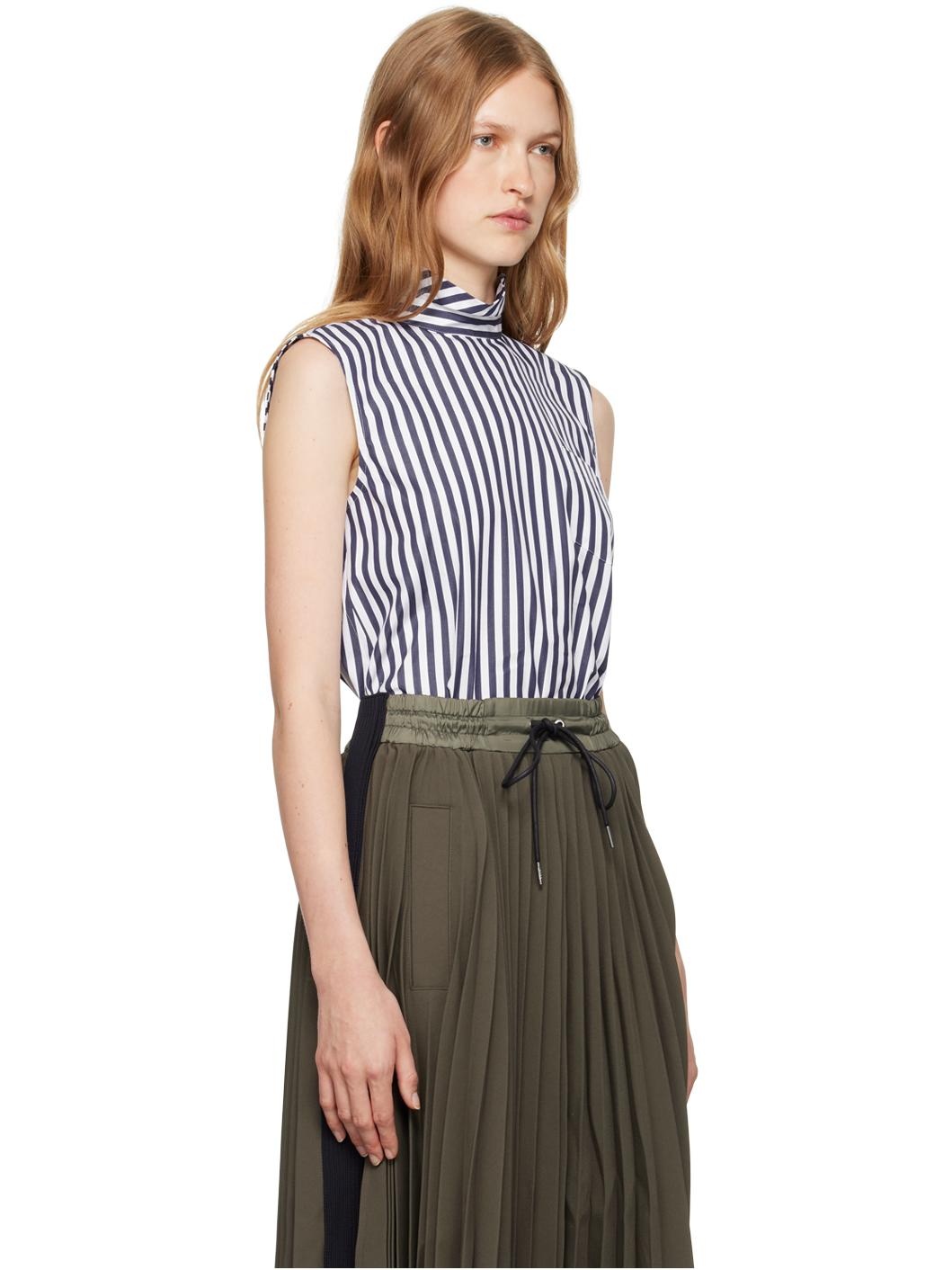 Navy Striped Top - 2