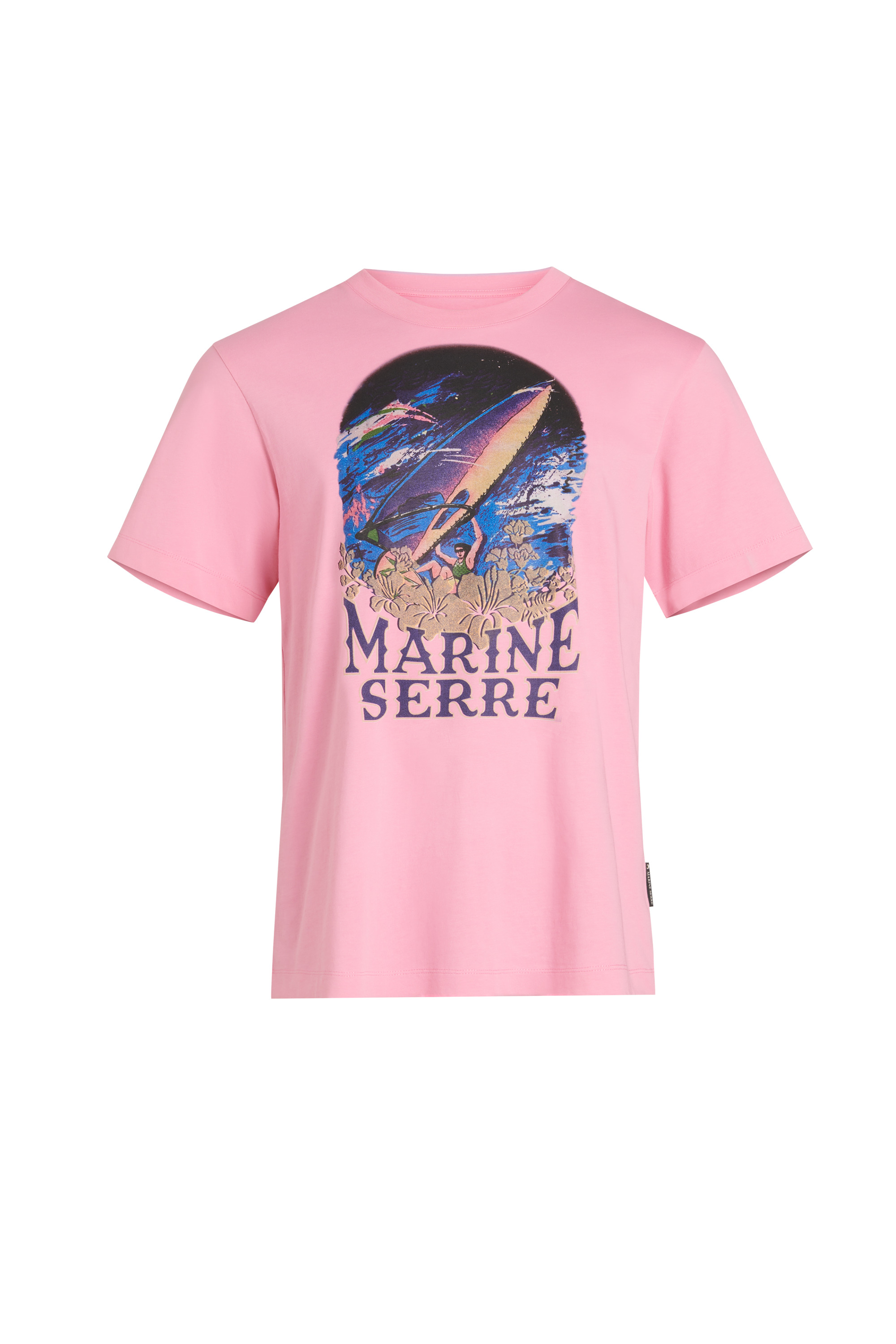 Organic Cotton Printed Crew Neck T-shirt - 1