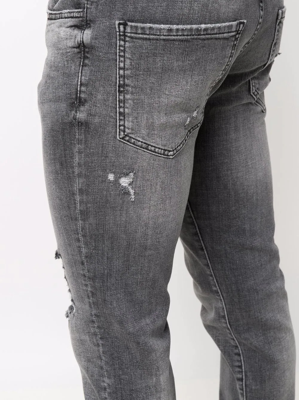 distressed skinny jeans - 5