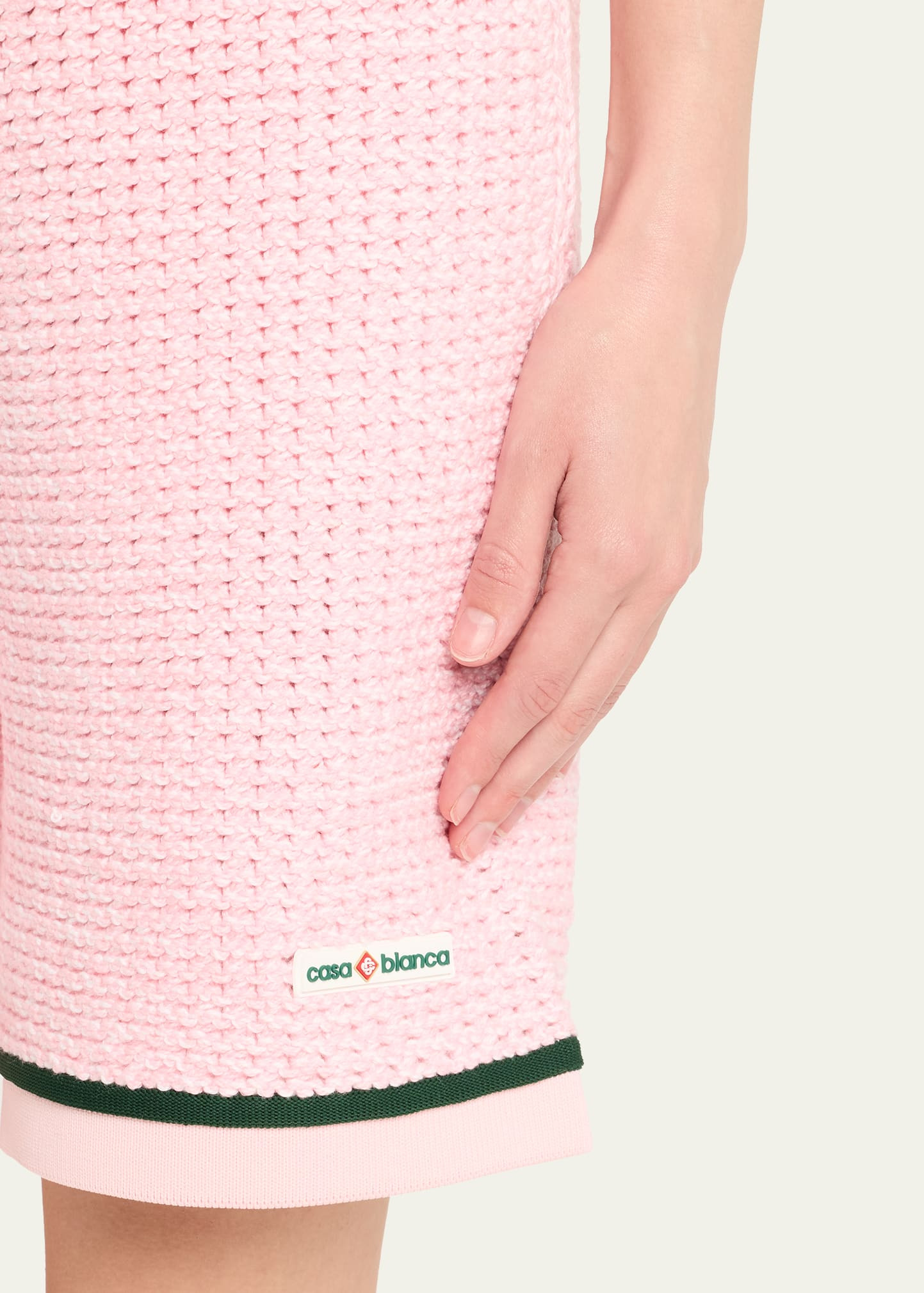 Mouline Knit Bermuda Shorts - 5