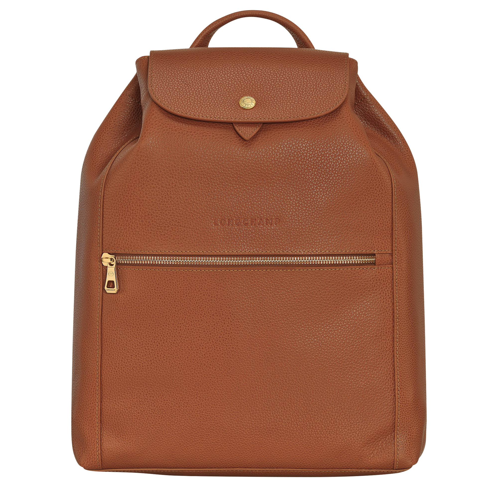 Le Foulonné Backpack Caramel - Leather - 1