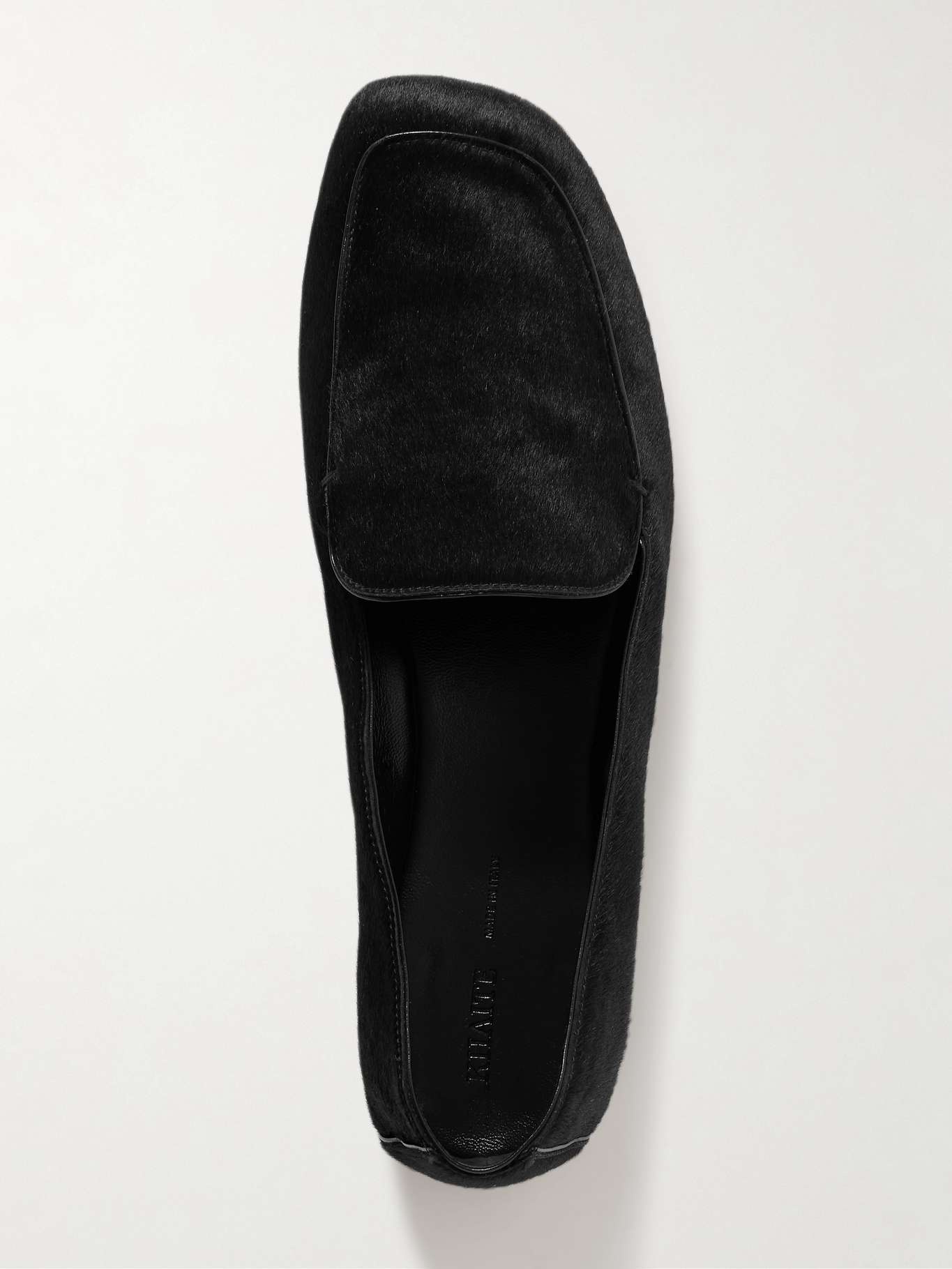 Monroe calf hair loafers Black - 5