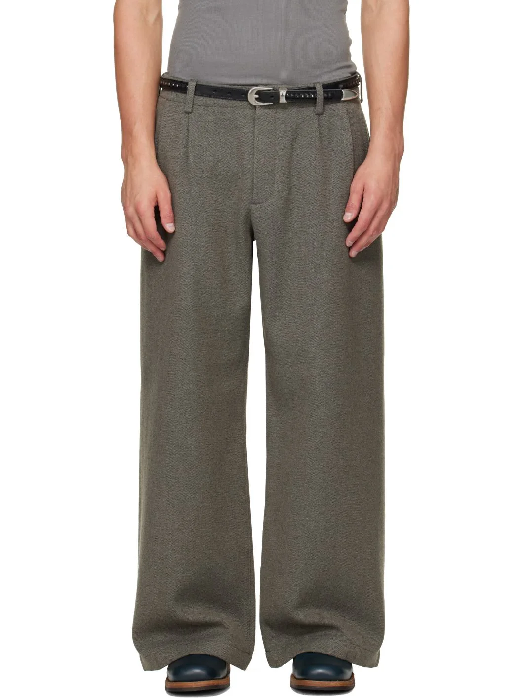 Gray Bridge Chino Trousers - 1