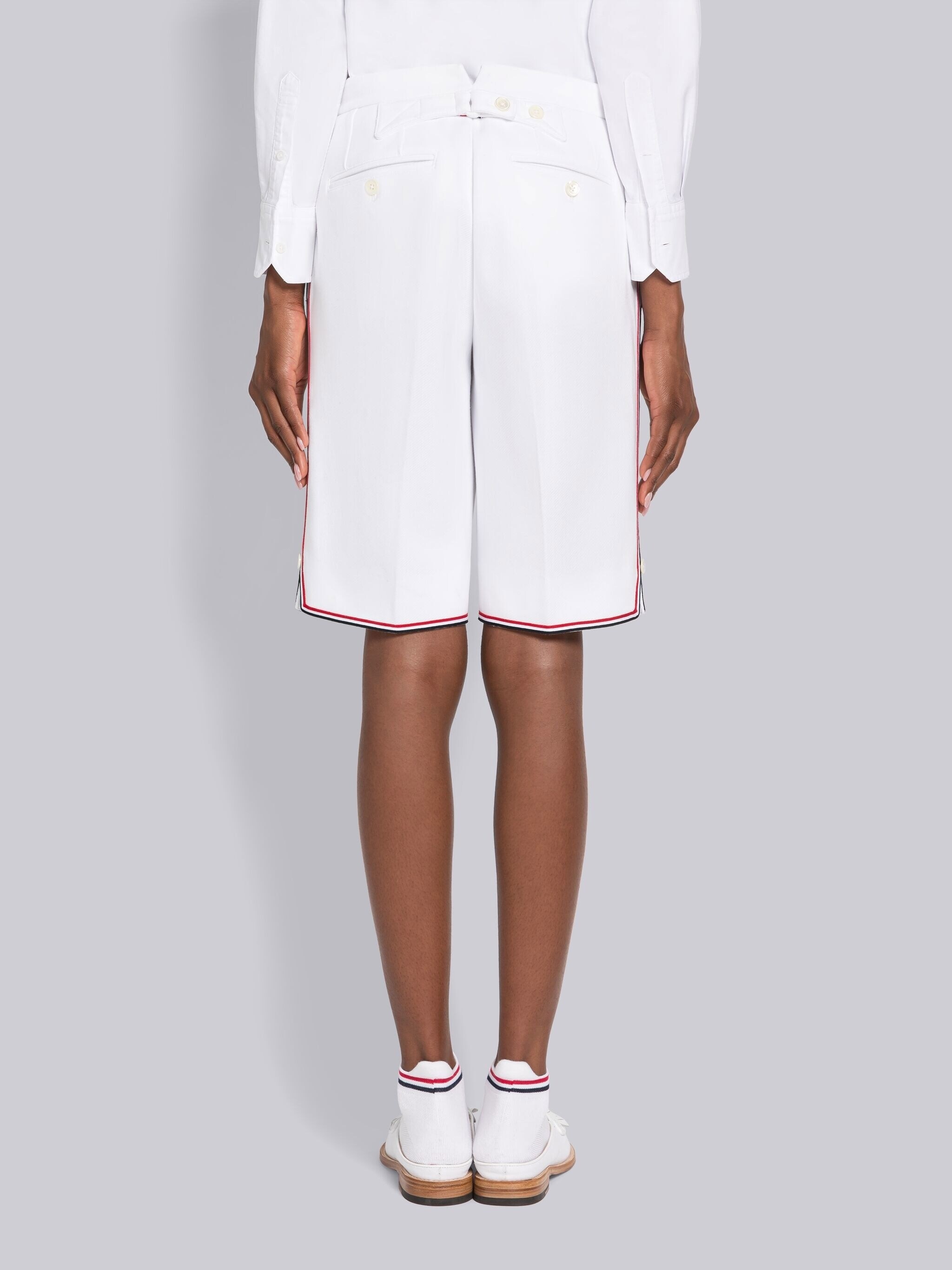 Tech Twill Grosgrain Framing Bermuda Short - 3