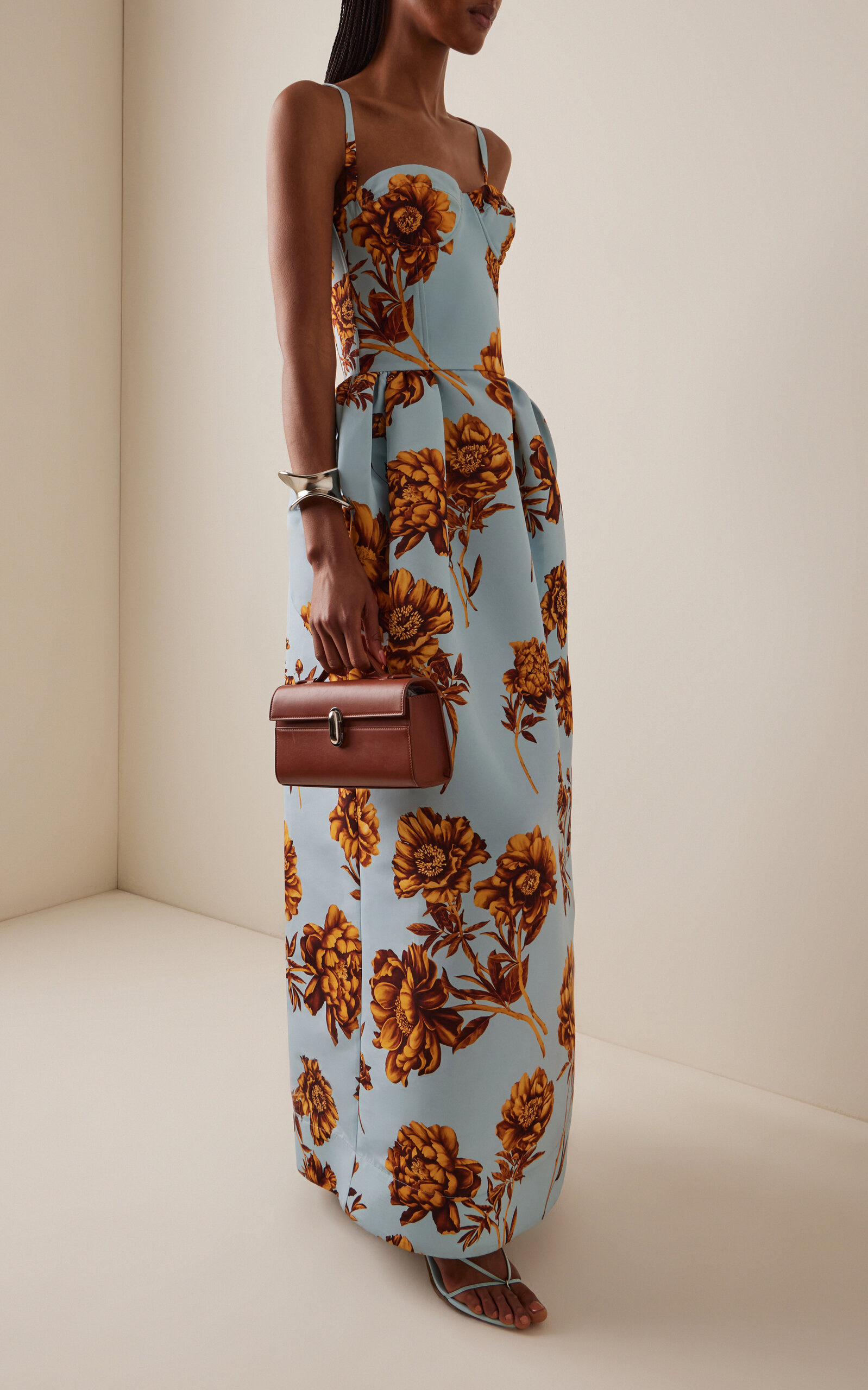 Printed Faille Gown multi - 2