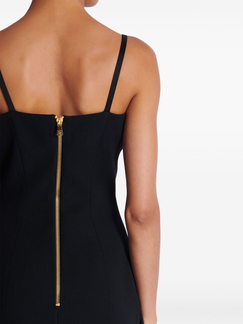 logo-patch maxi dress - 7