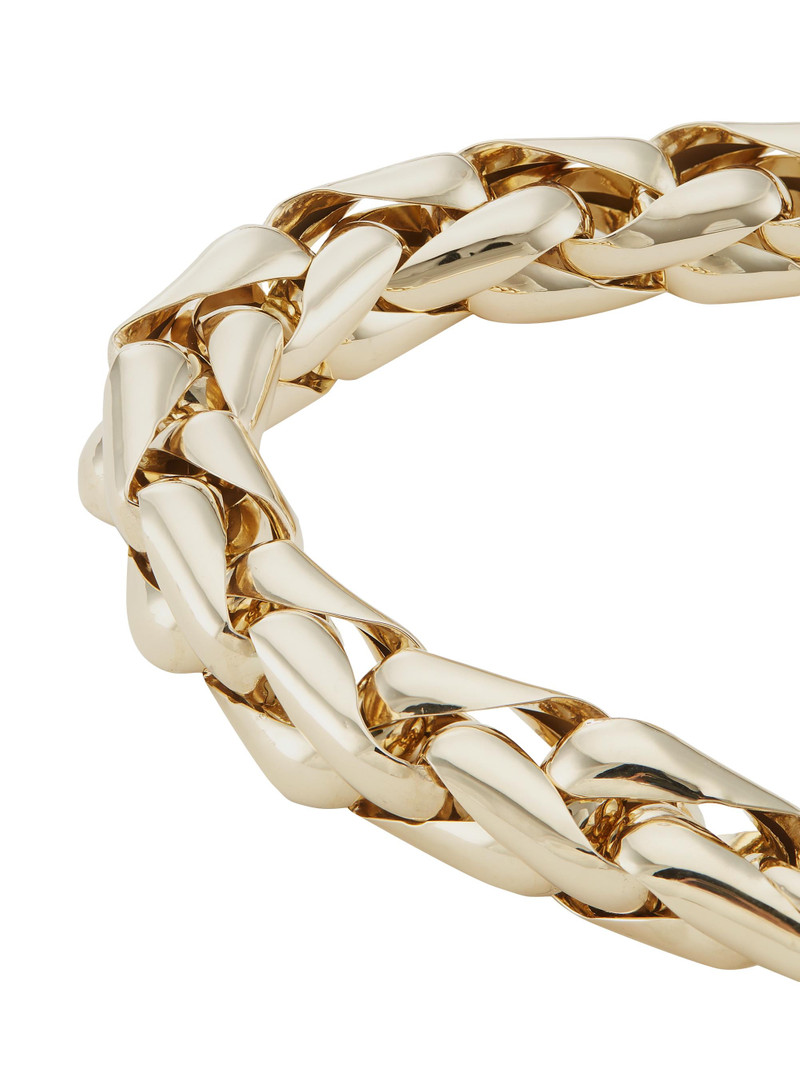 Women's 14K Yellow Gold Medium Wheat Chain Bracelet/6.5" - Gold 3