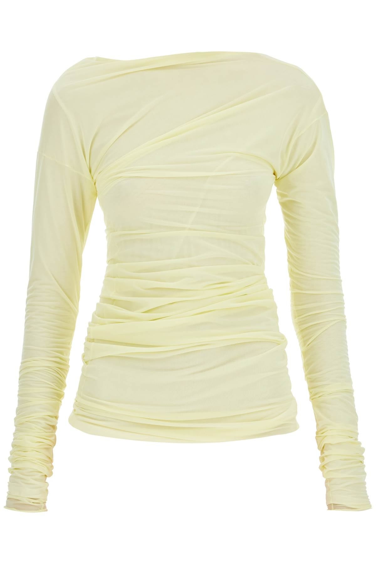 Dries Van Noten Long-Sleeved Draped Top With Women - 1