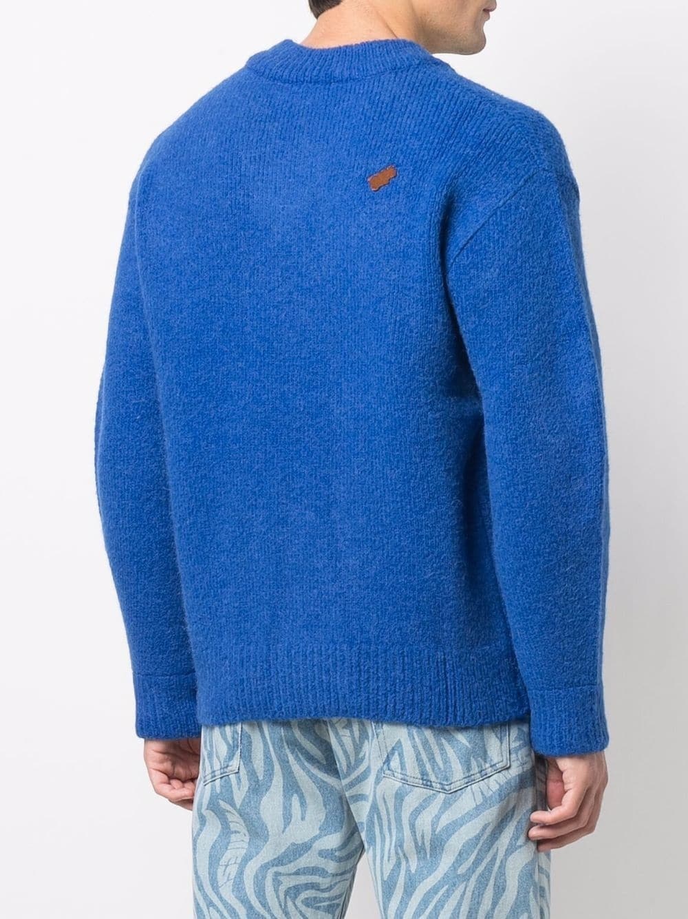 Illand argyle-knit oversized jumper - 5