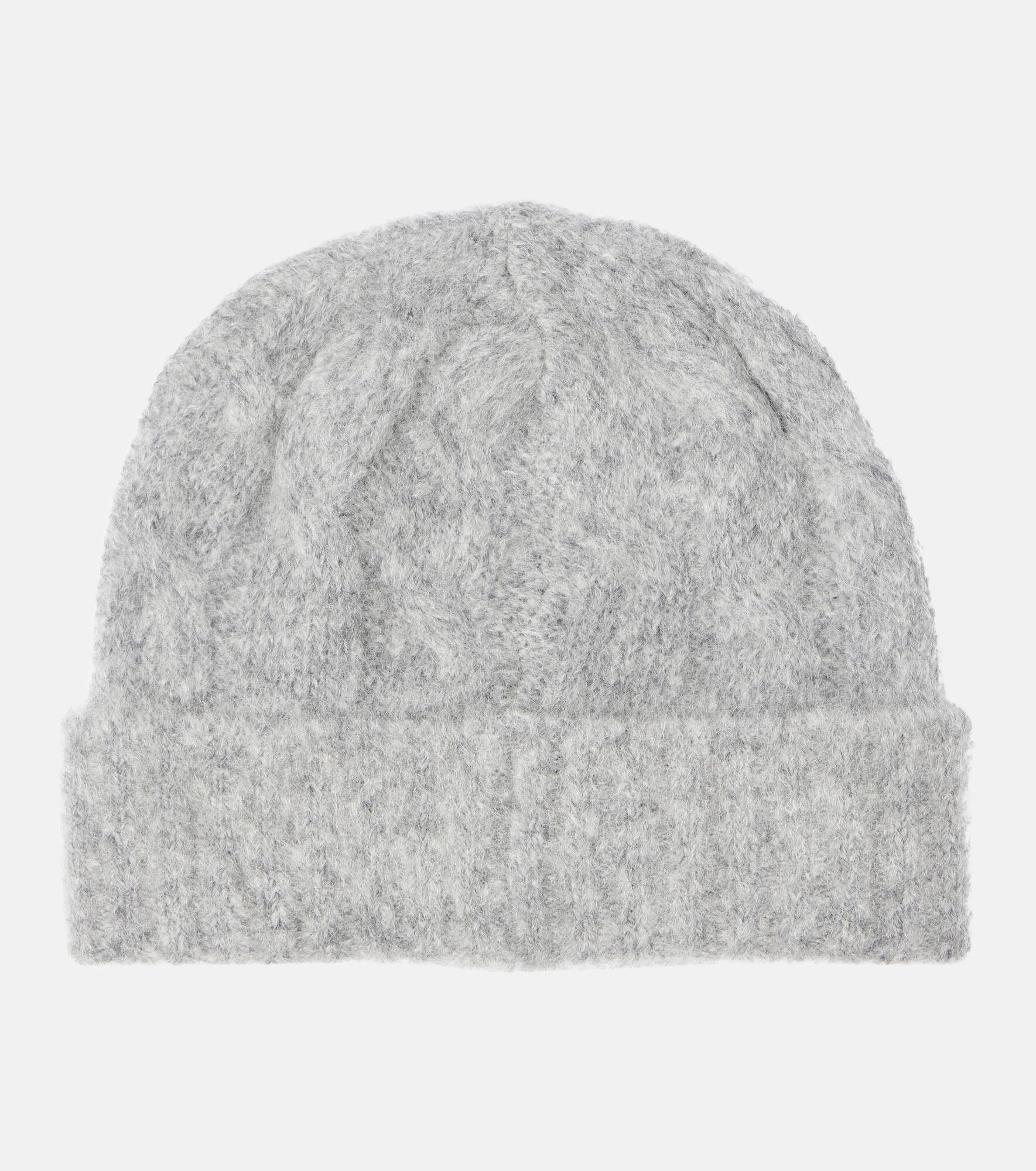 Cable-knit mohair beanie - 4
