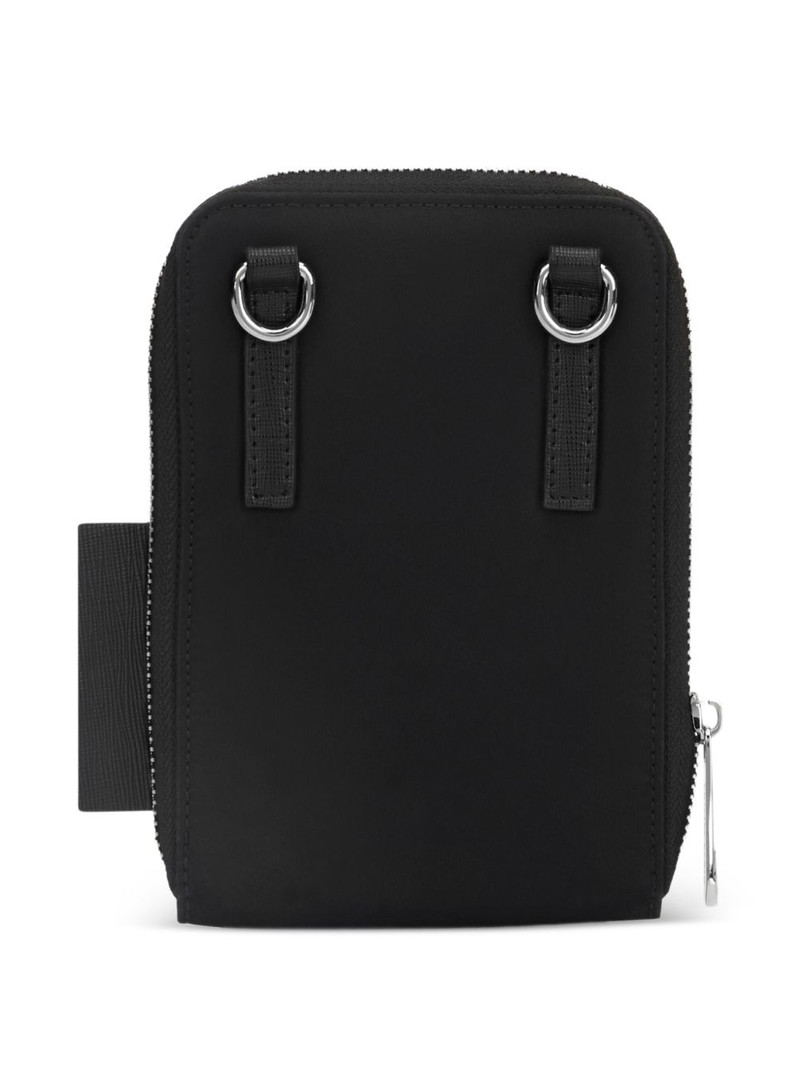 PHILIPP PLEIN zipped smartphone messenger bag outlook