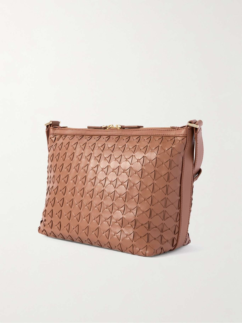 Anì Mosaico leather shoulder bag Tan 3