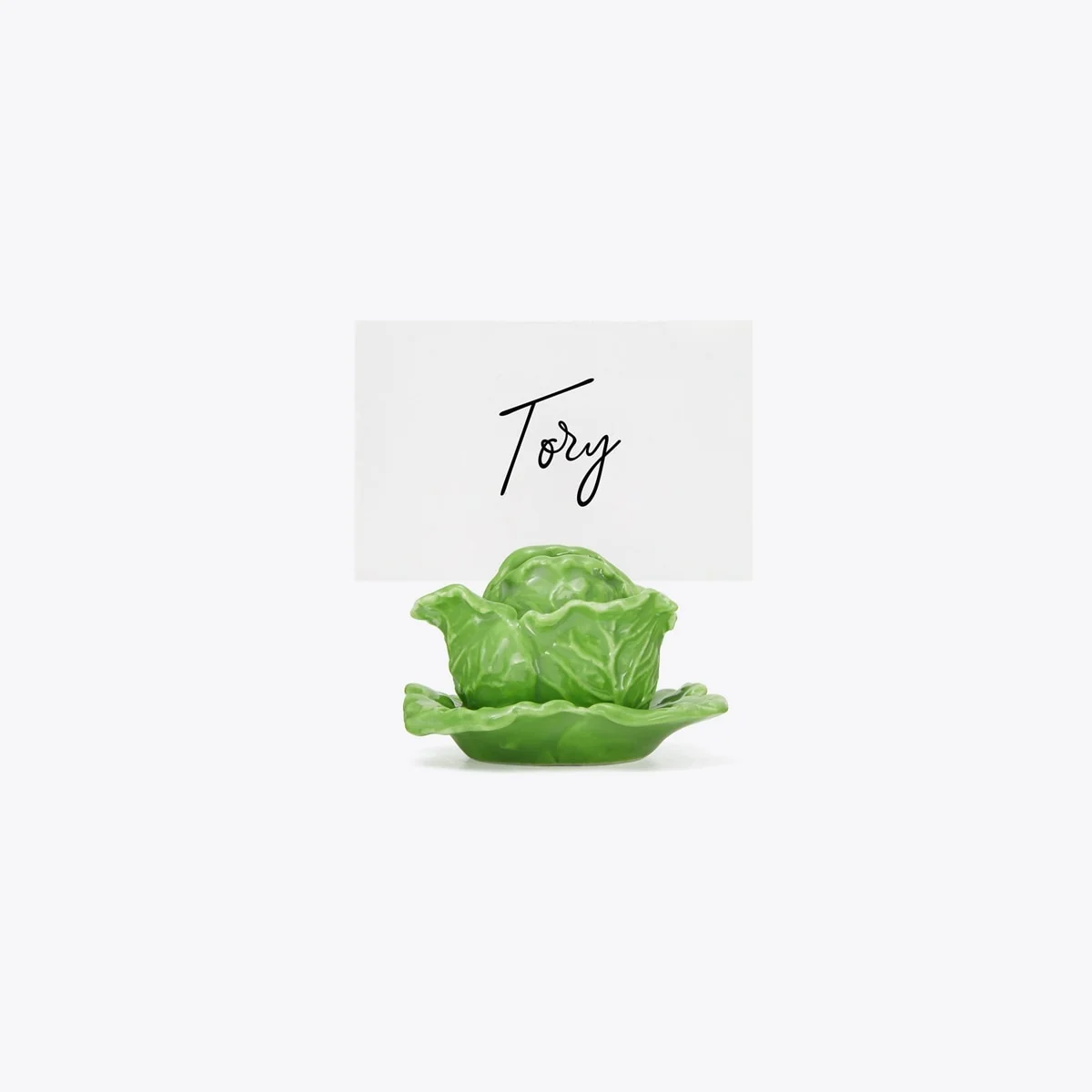 Lettuce Ware Card Holders, Set Of 4 - 1