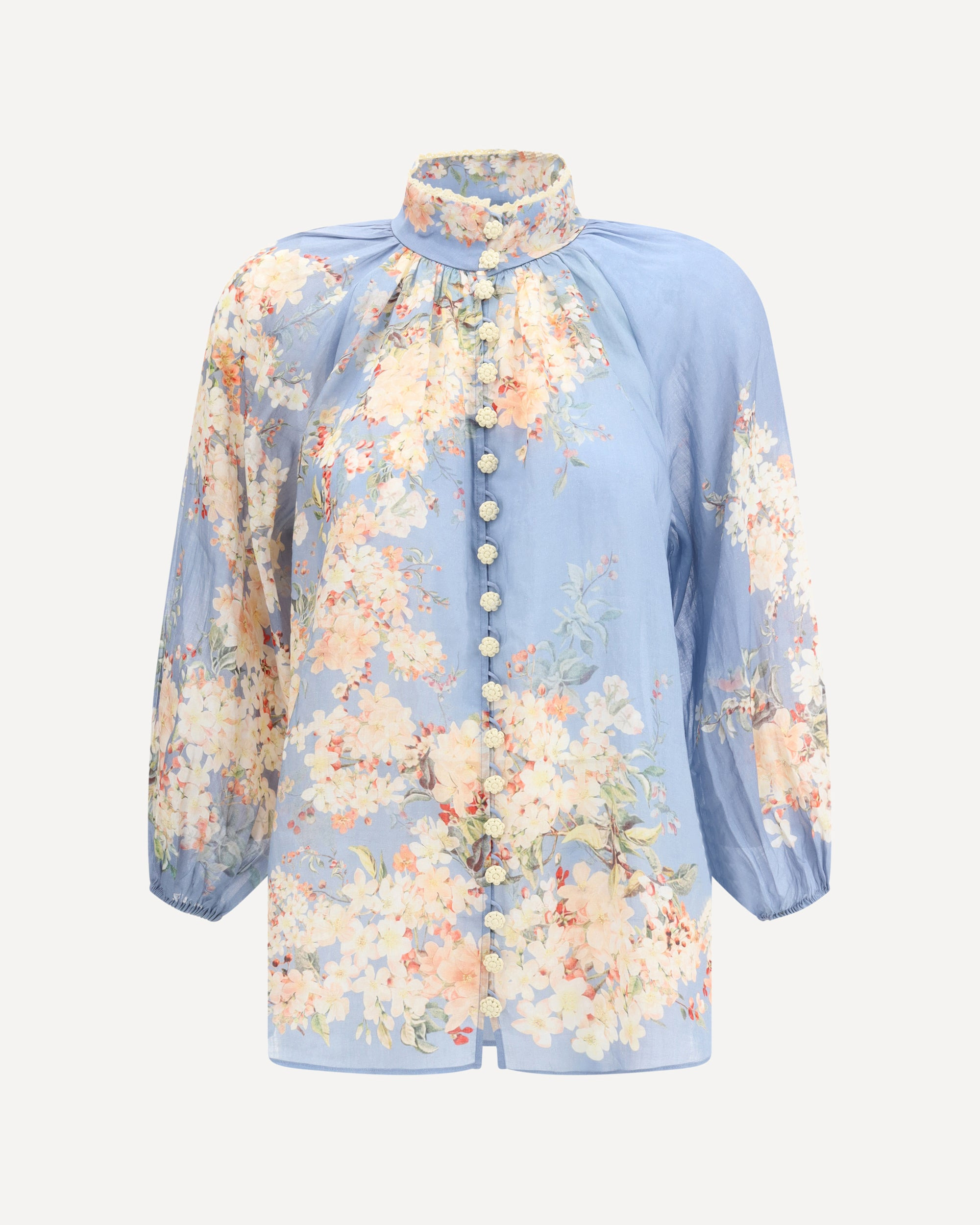 Cascadian Blouse with puff sleeves - 1