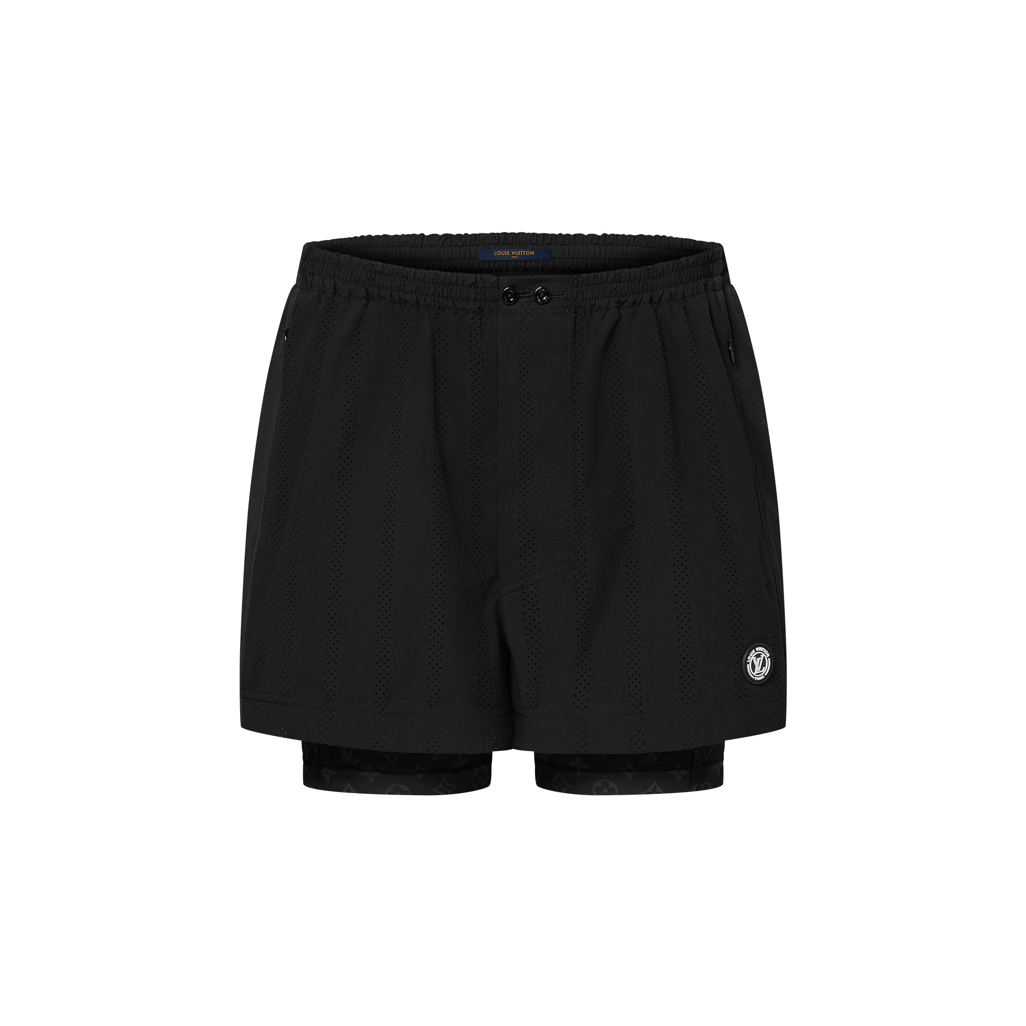 Layered Jogging Shorts - 1