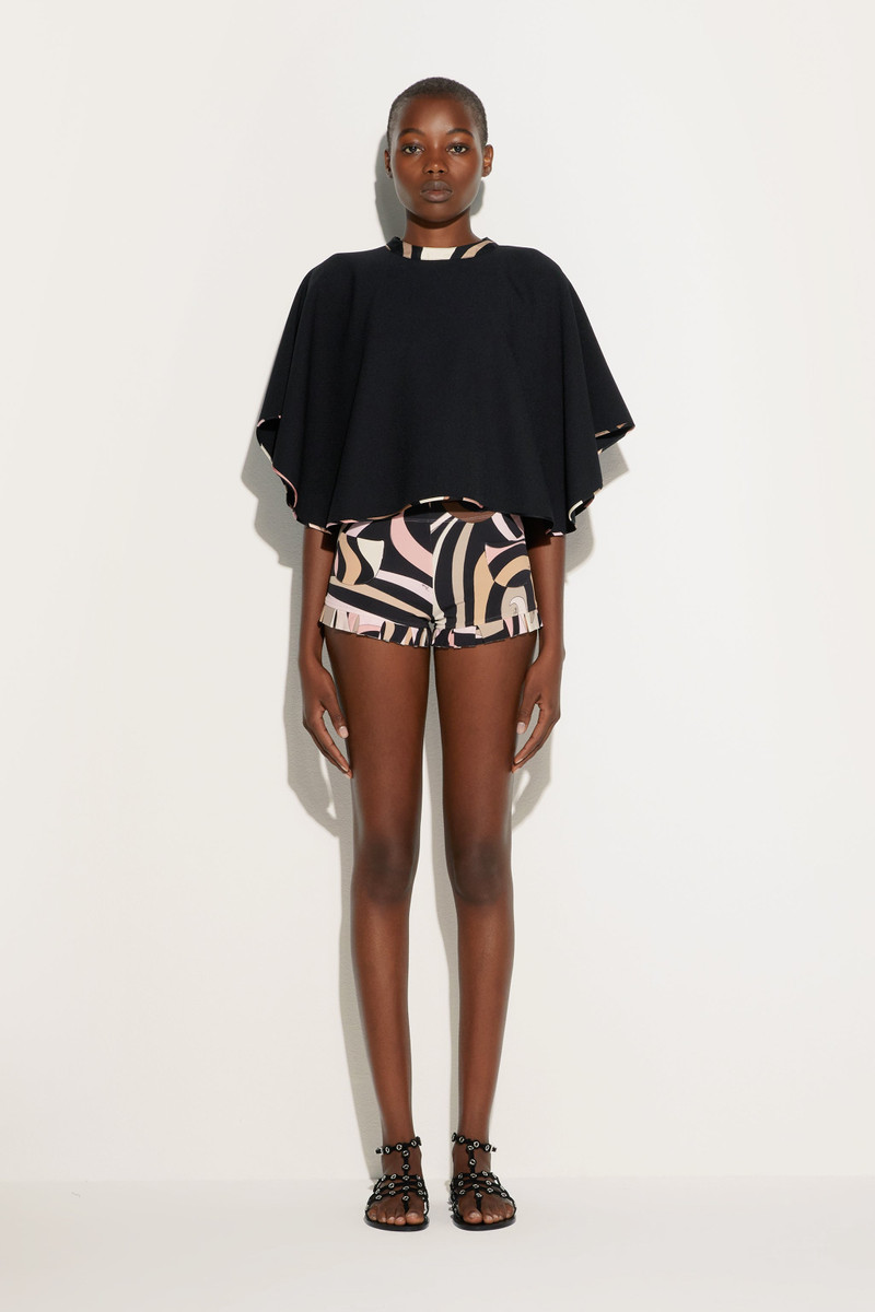 PUCCI CAPE BLOUSE WITH PRINTED DETAILS outlook