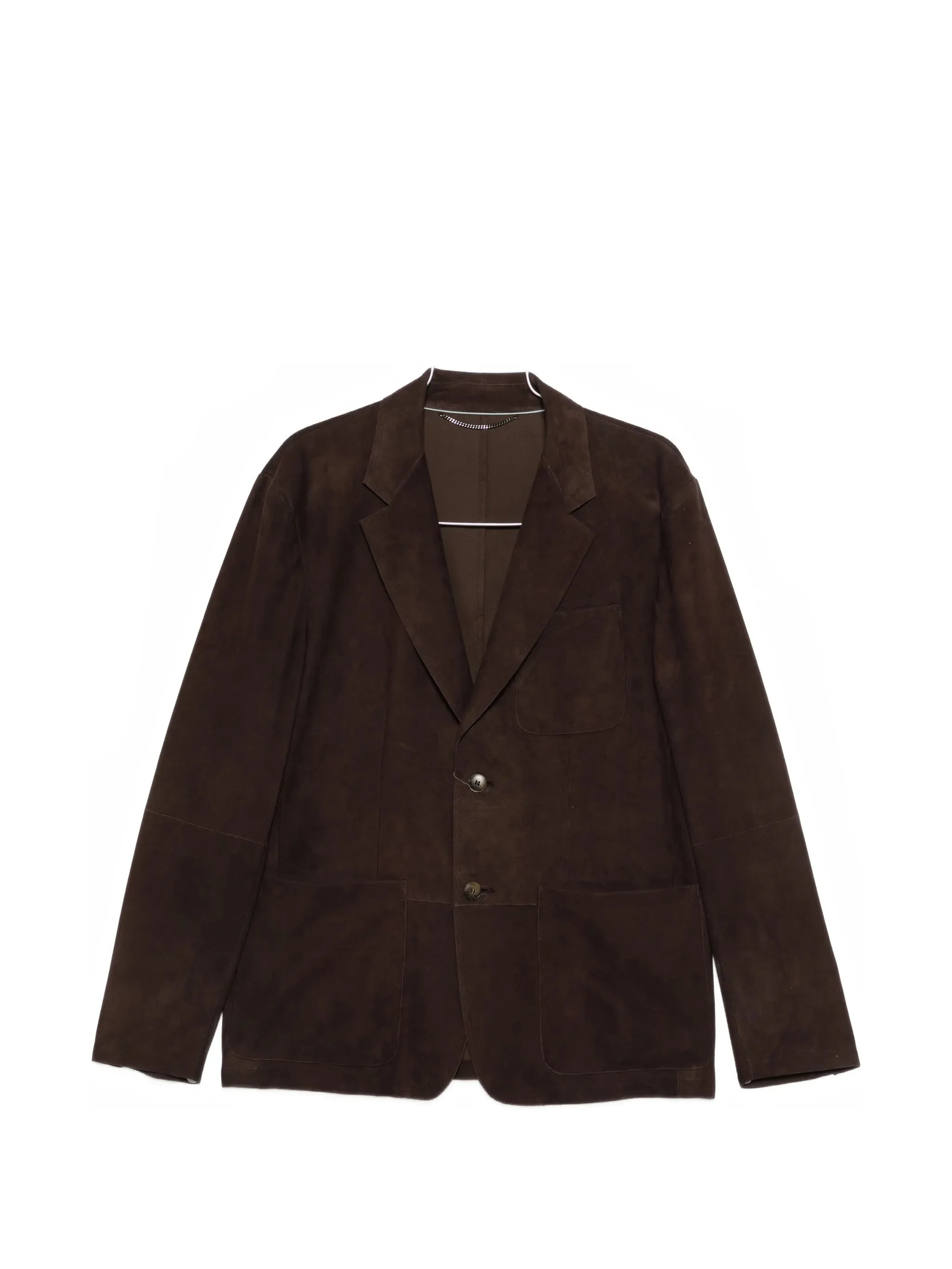 Canali Button Suede Blazer - 1
