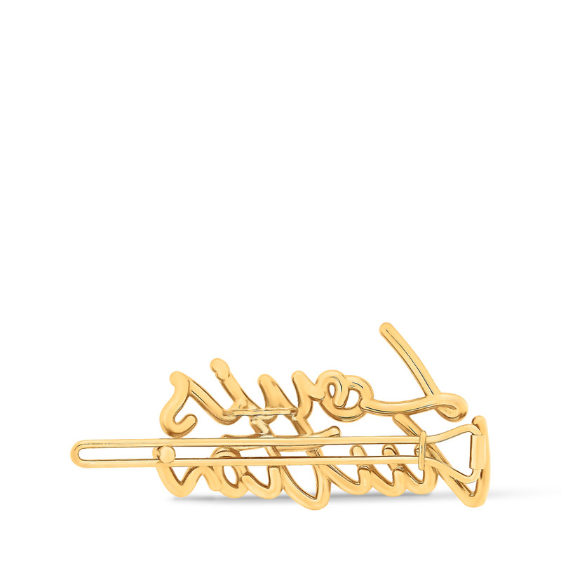 LV Script Barrette 3