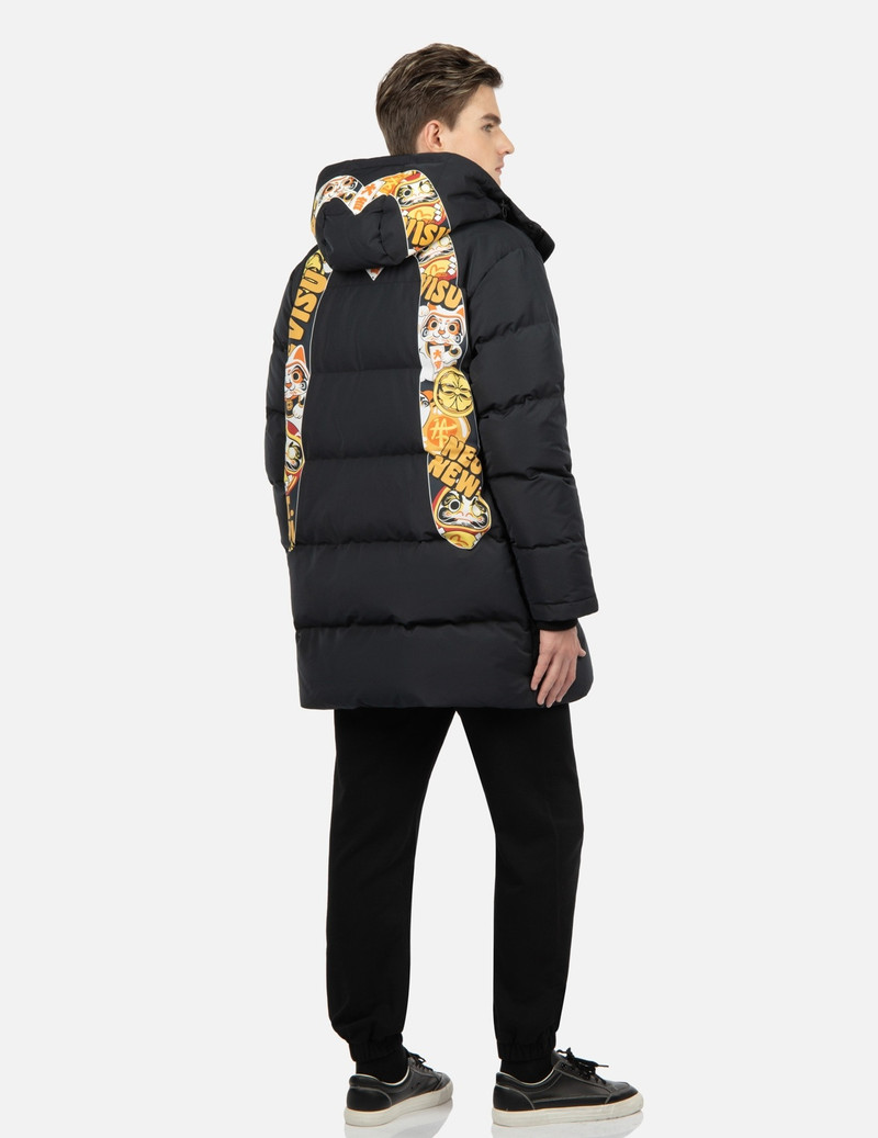 EVISU SQUAD DAICOCK PRINT DOWN COAT 3