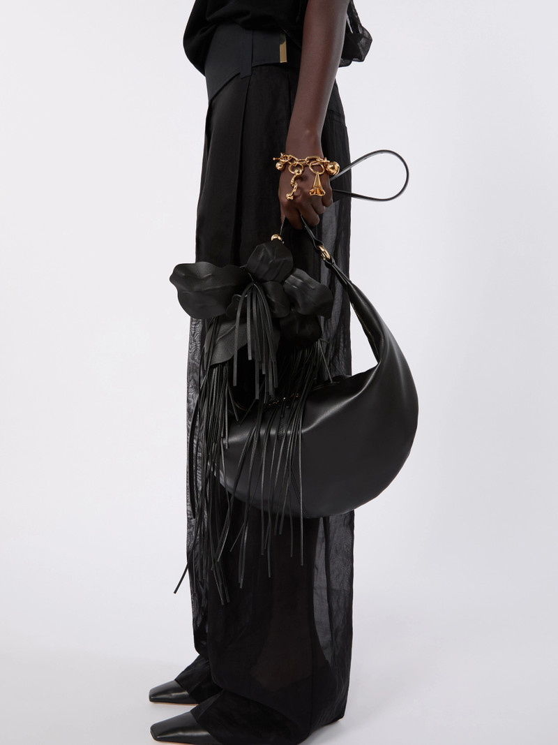 BRUNO Nappa leather hobo bag - BLACK 6