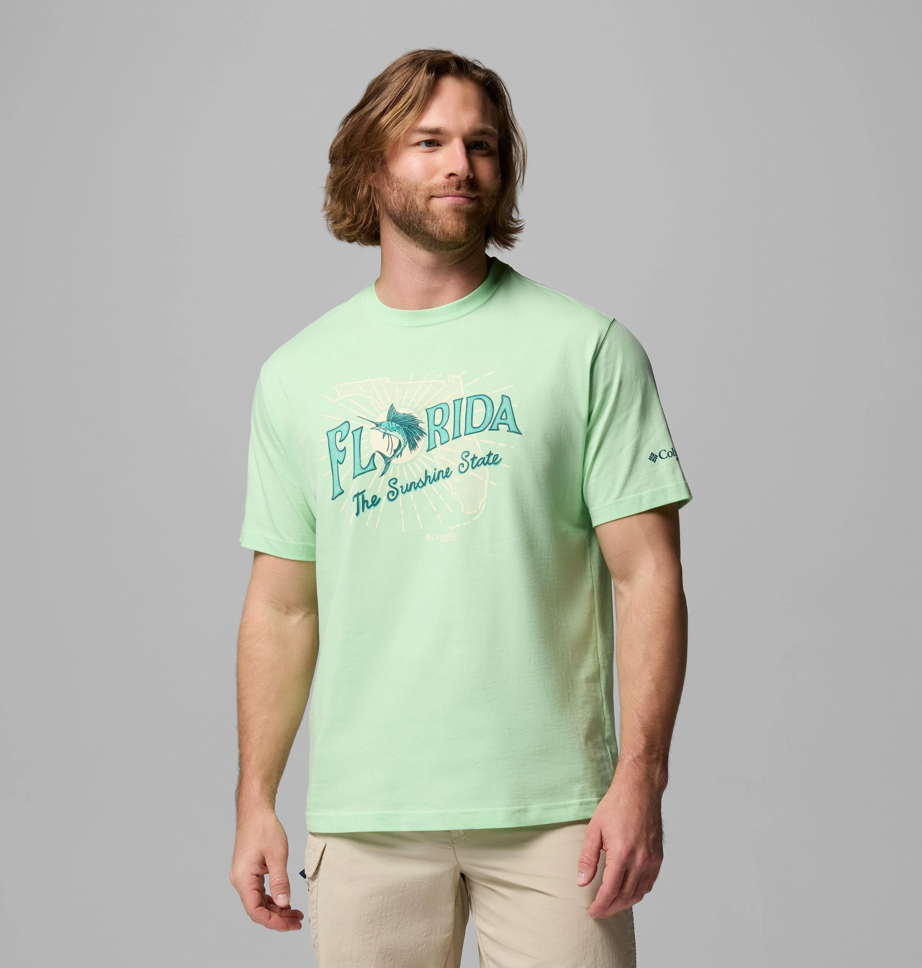 Men's Vacation Marlin FL PFG Short Sleeve T-Shirt - 1