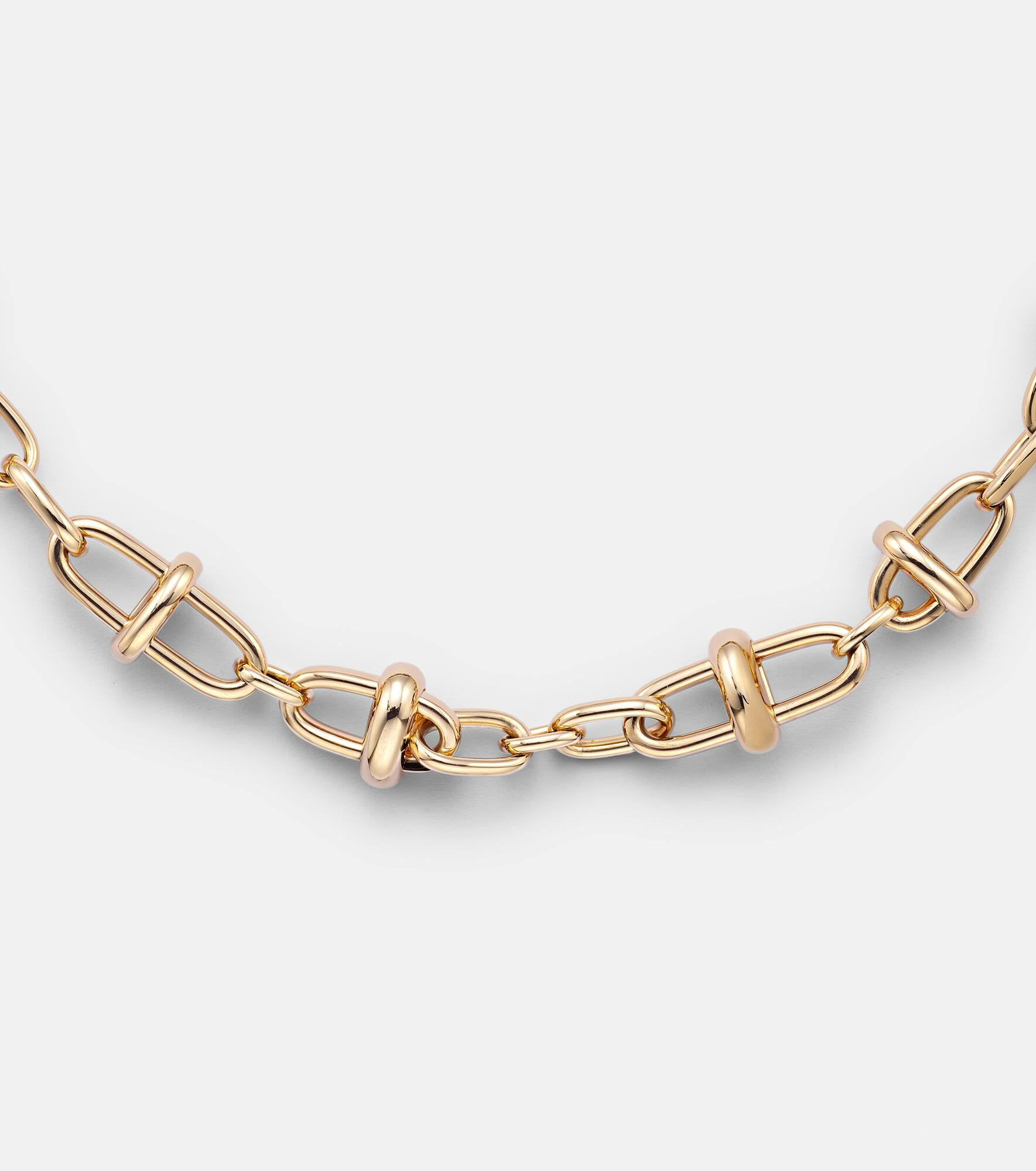 Iconica 18kt rose gold chain necklace - 4