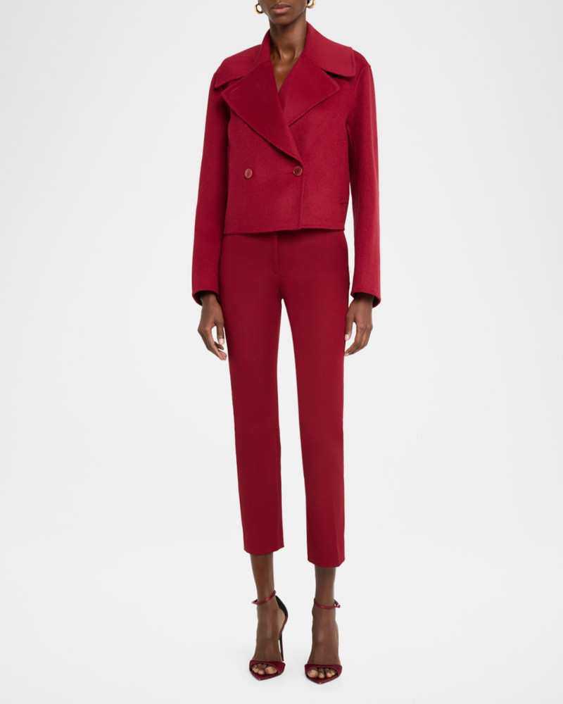 JOSEPH Coleman Cropped Slim Gabardine Pants outlook