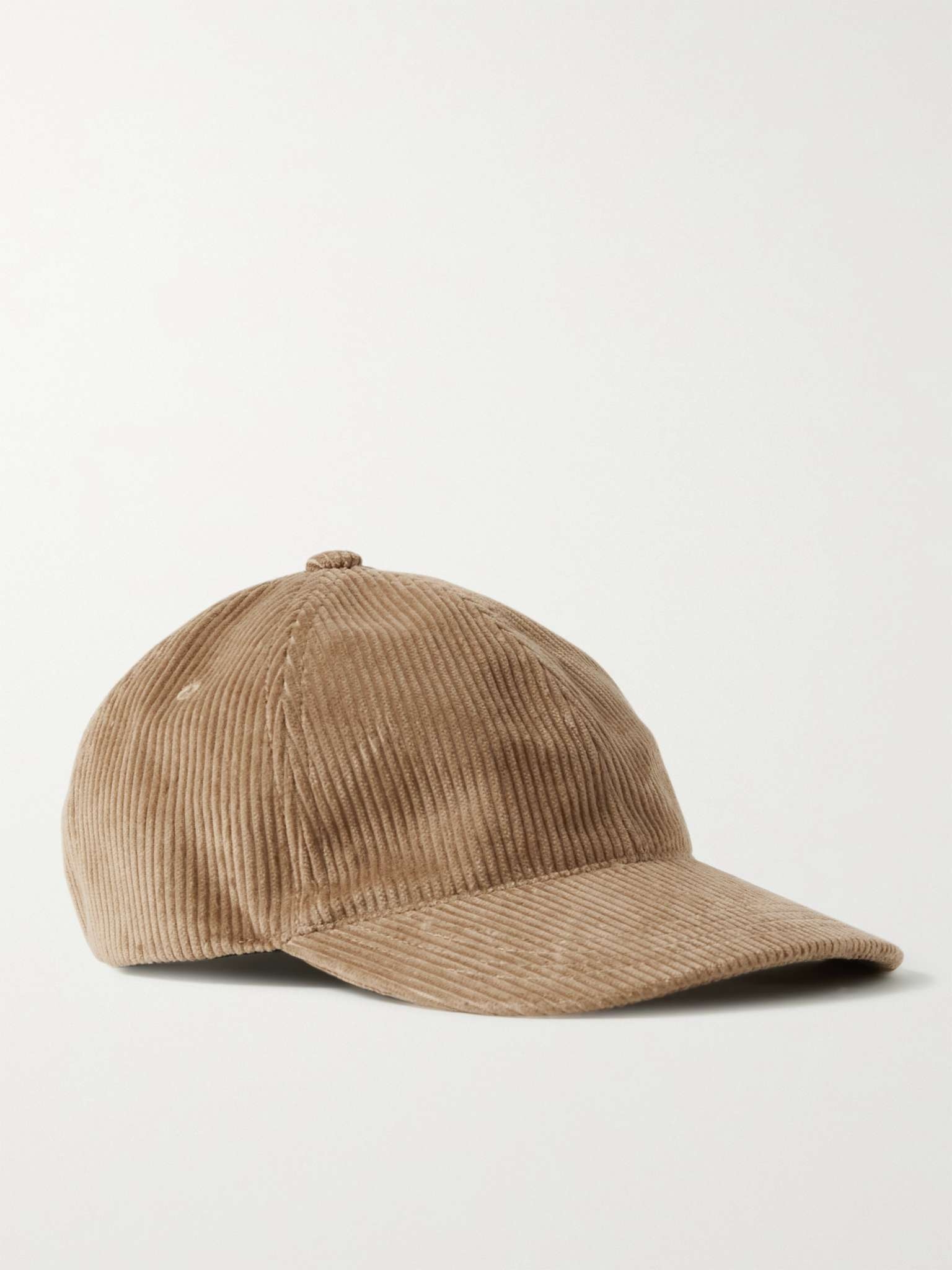 Cotton-Corduroy Baseball Cap - 1