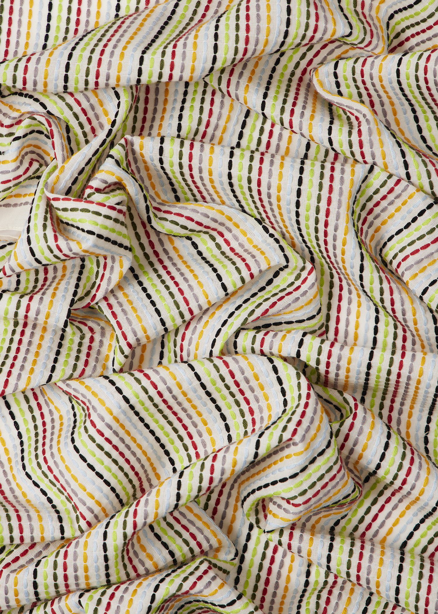 'Signature Stripe' Stitch Scarf - 3